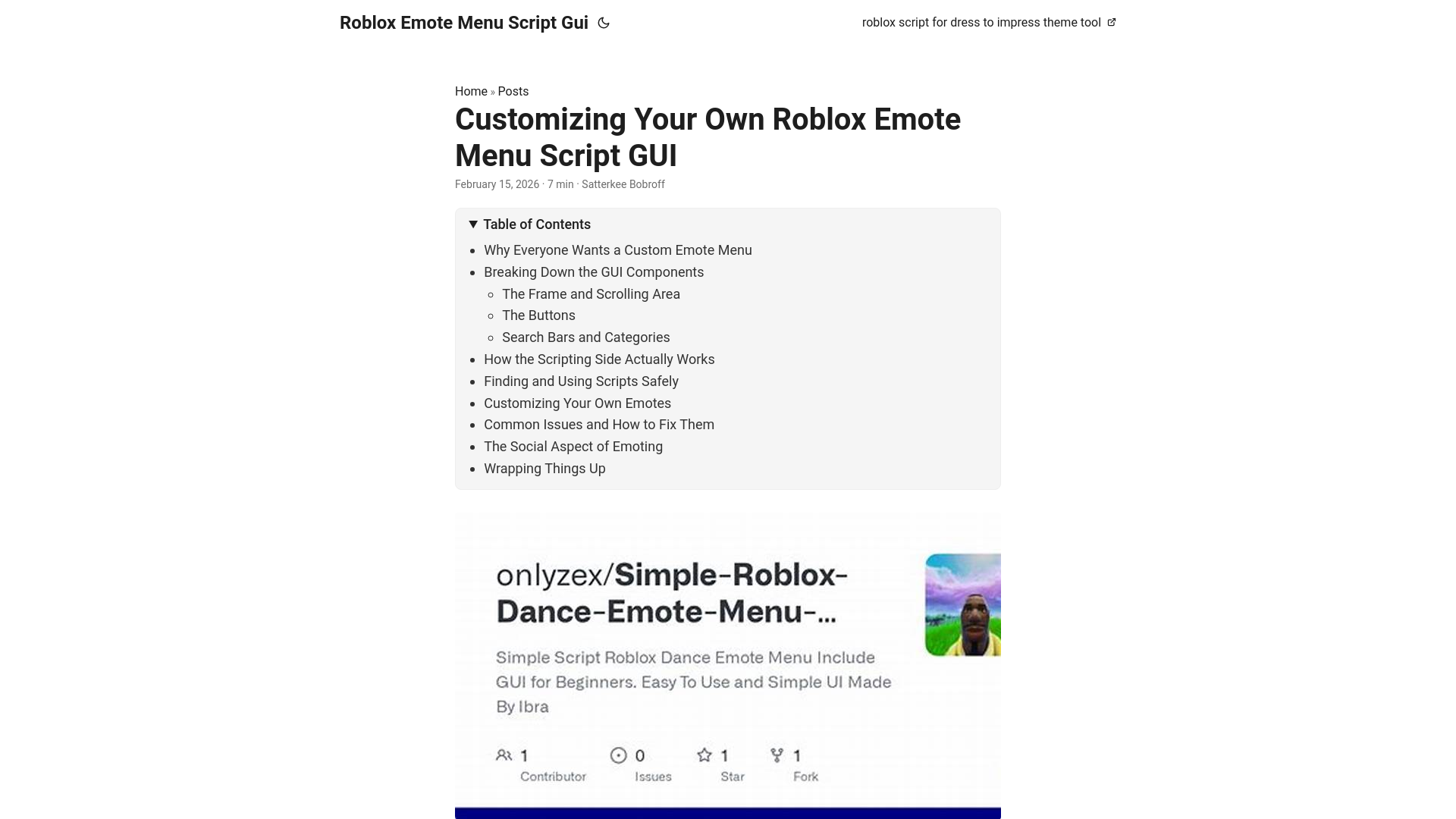 website screenshot of https://roblox-emote-menu-script-gui.pages.dev/