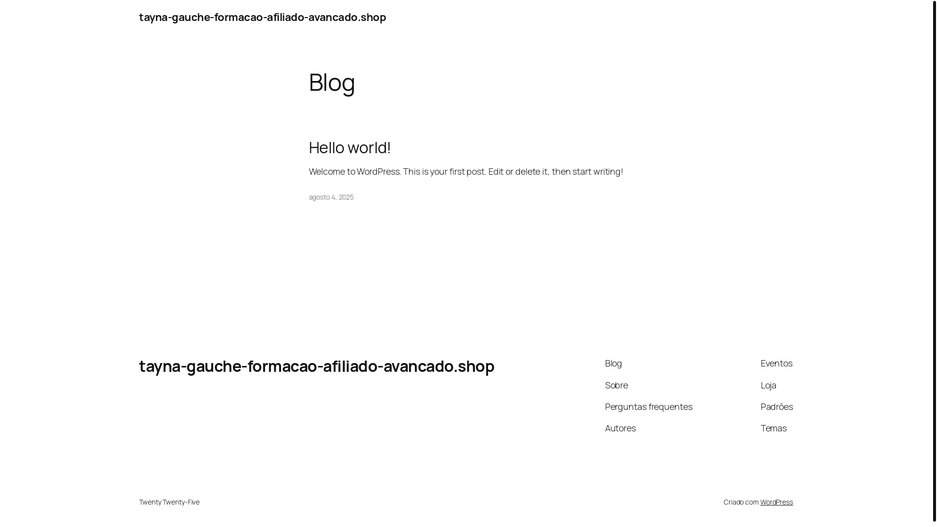 website screenshot of https://tayna-gauche-formacao-afiliado-avancado.shop/