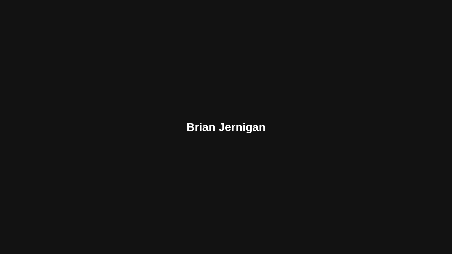 website screenshot of https://brianjernigan.dev/