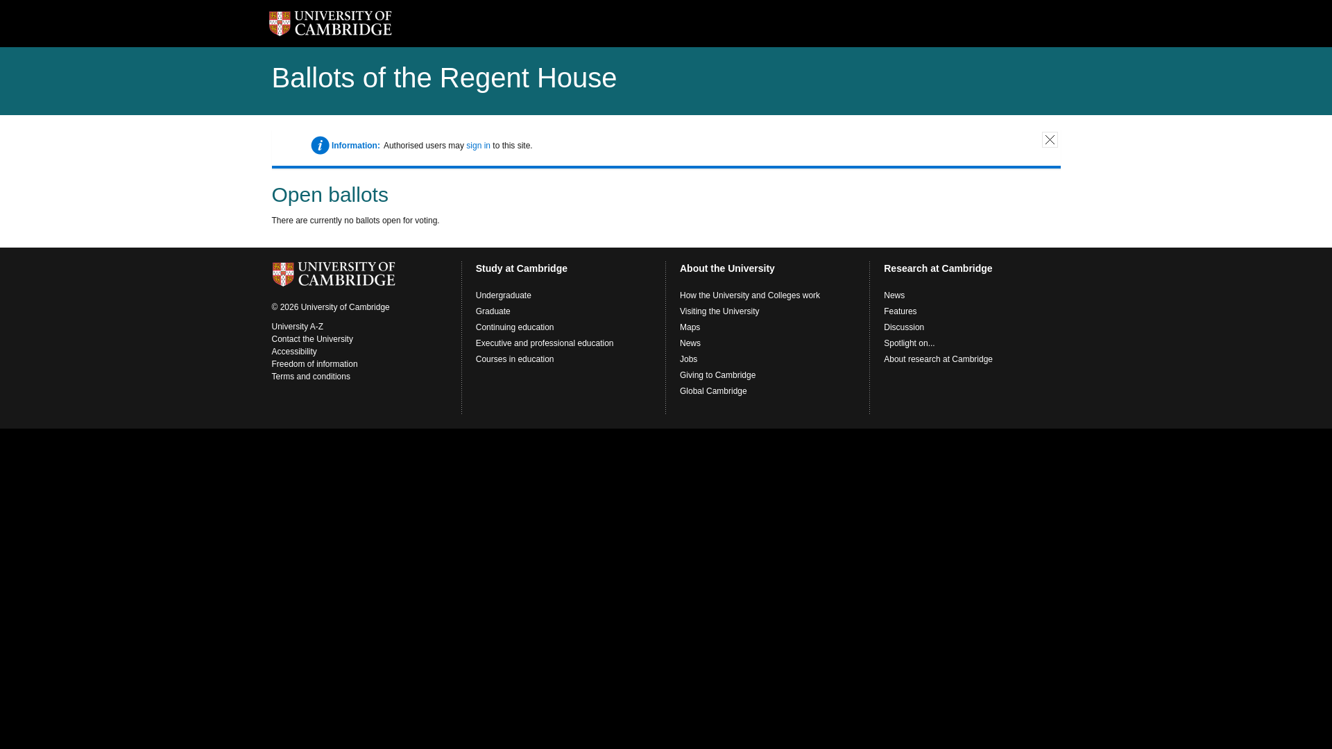 website screenshot of https://ballots.apps.cam.ac.uk/