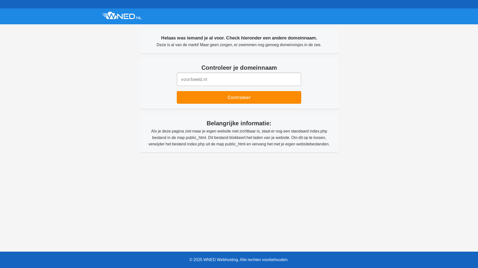 website screenshot of https://famterhorst.nl/