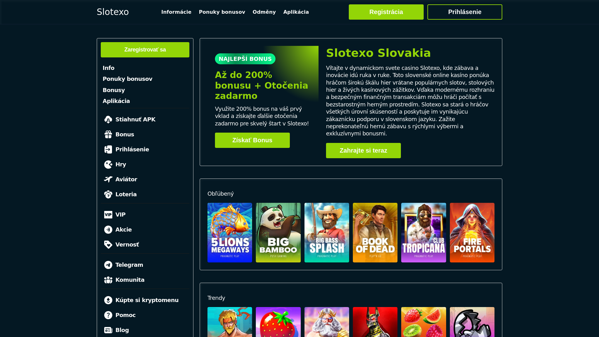 website screenshot of https://slotexoslovakia-com.pages.dev/
