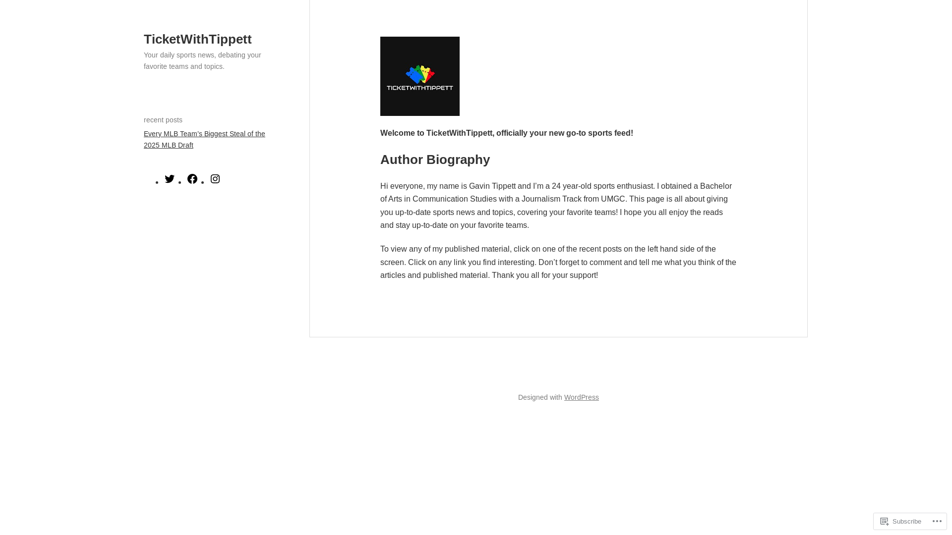 website screenshot of https://ticketwithtippett8.blog/