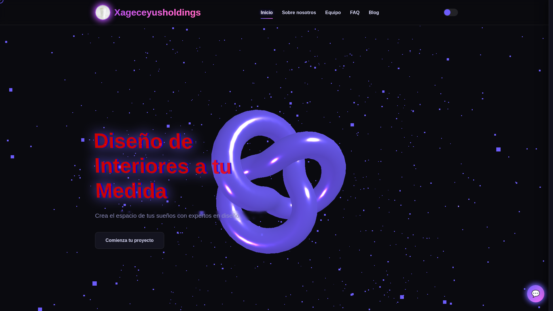 website screenshot of https://xageceyusholdings.digital