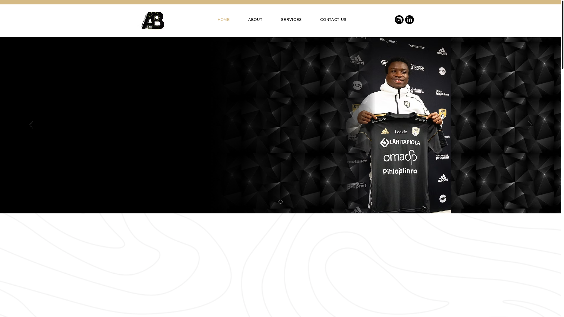 website screenshot of https://a2bsportmanagement.com/