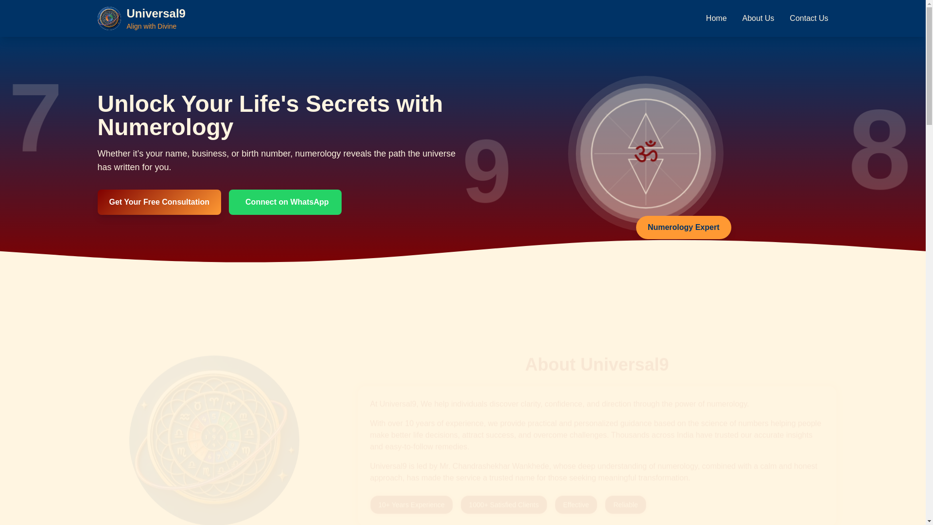 website screenshot of https://universal9.pages.dev/