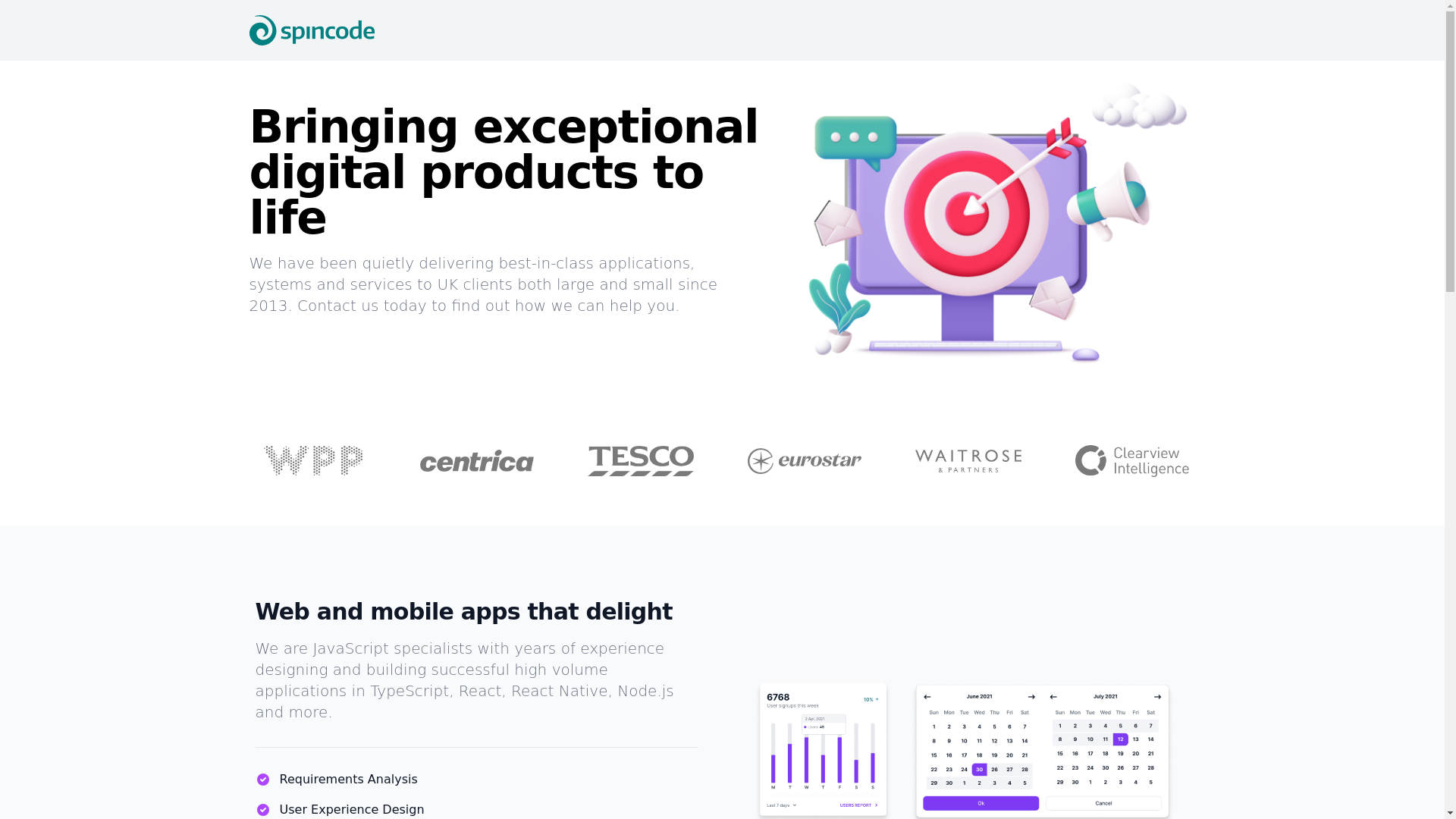 website screenshot of https://spincode-website.pages.dev/