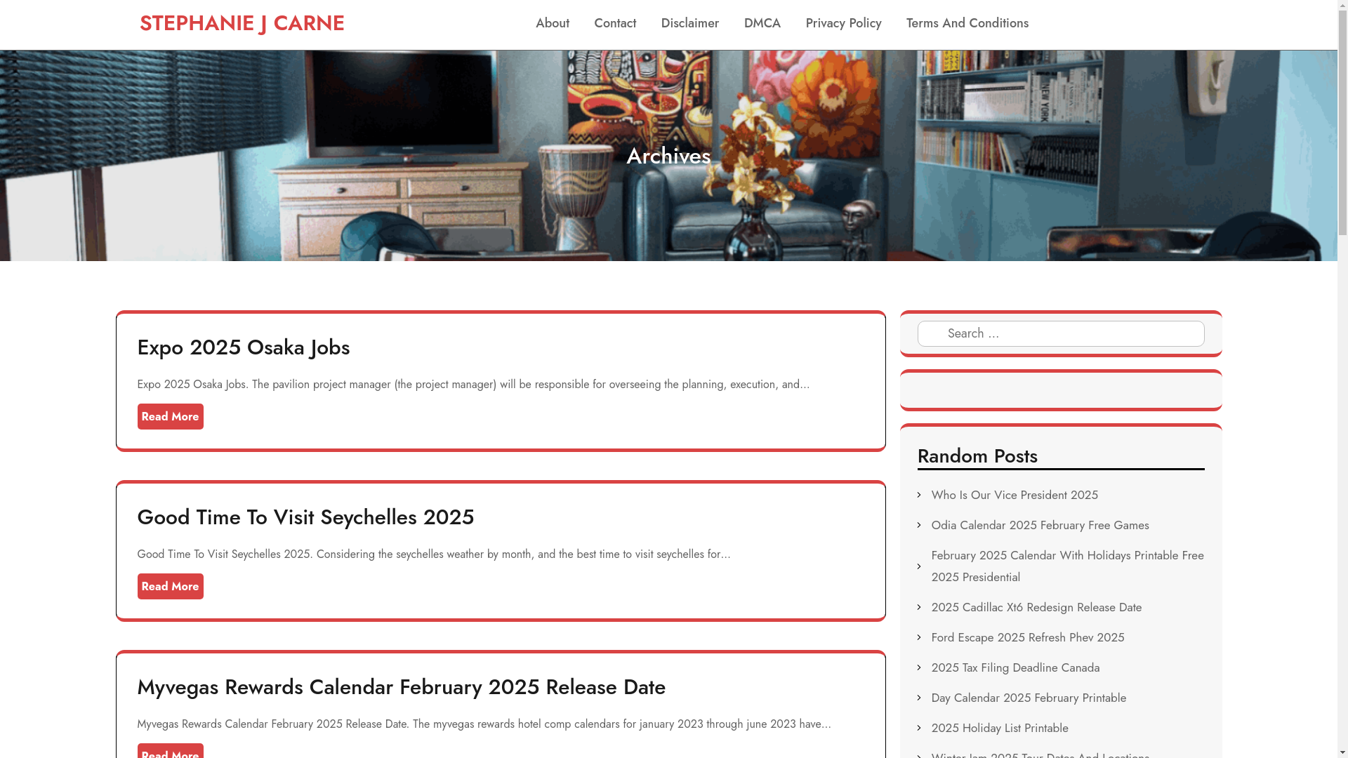 website screenshot of https://stephaniejcarne.pages.dev/