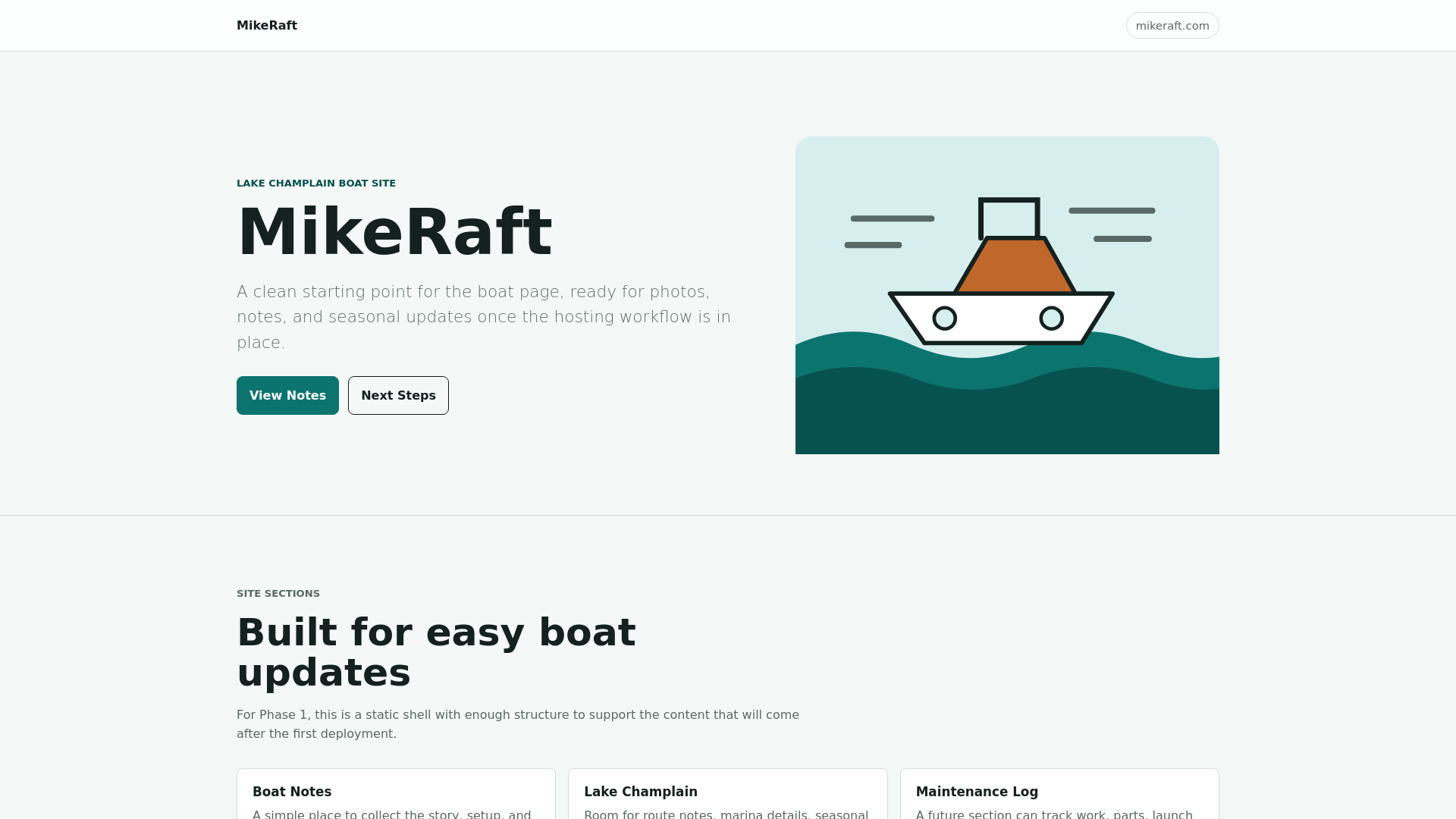 website screenshot of https://site-mikeraft-com.pages.dev/