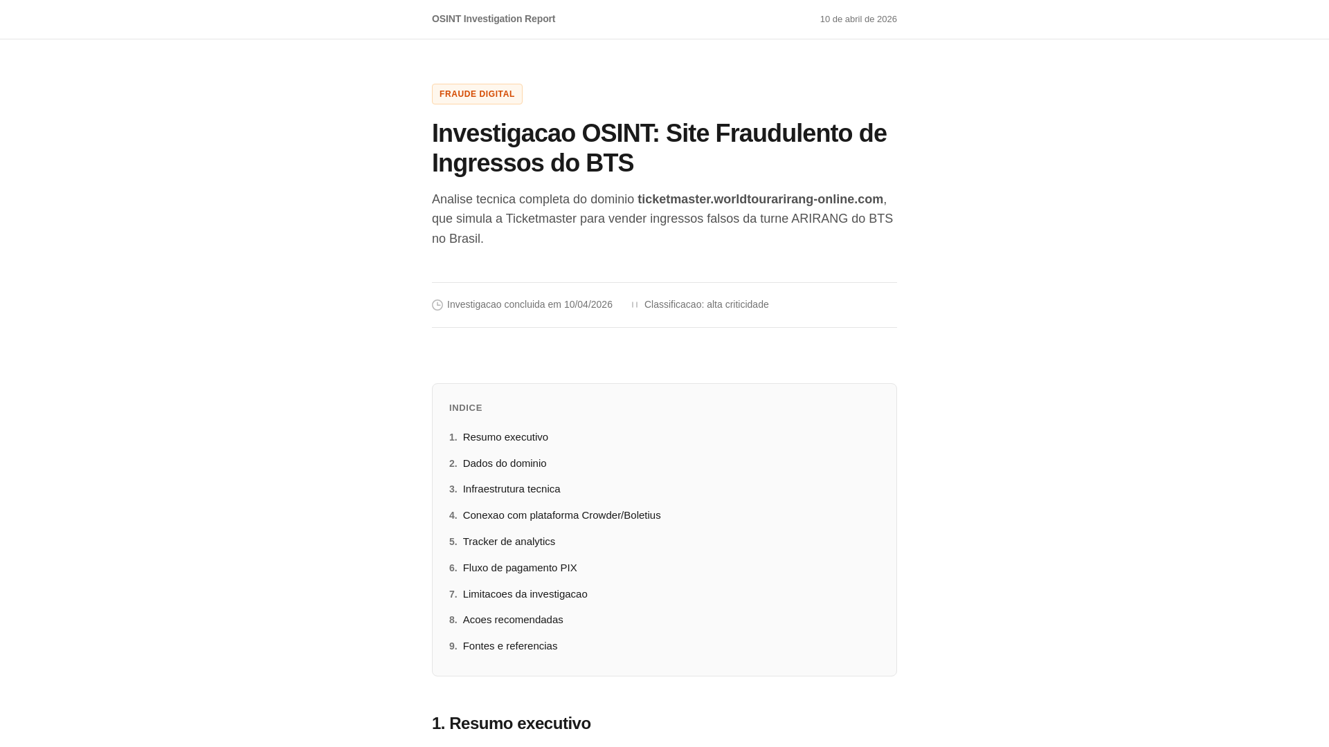 website screenshot of https://bts-scam-report.pages.dev/