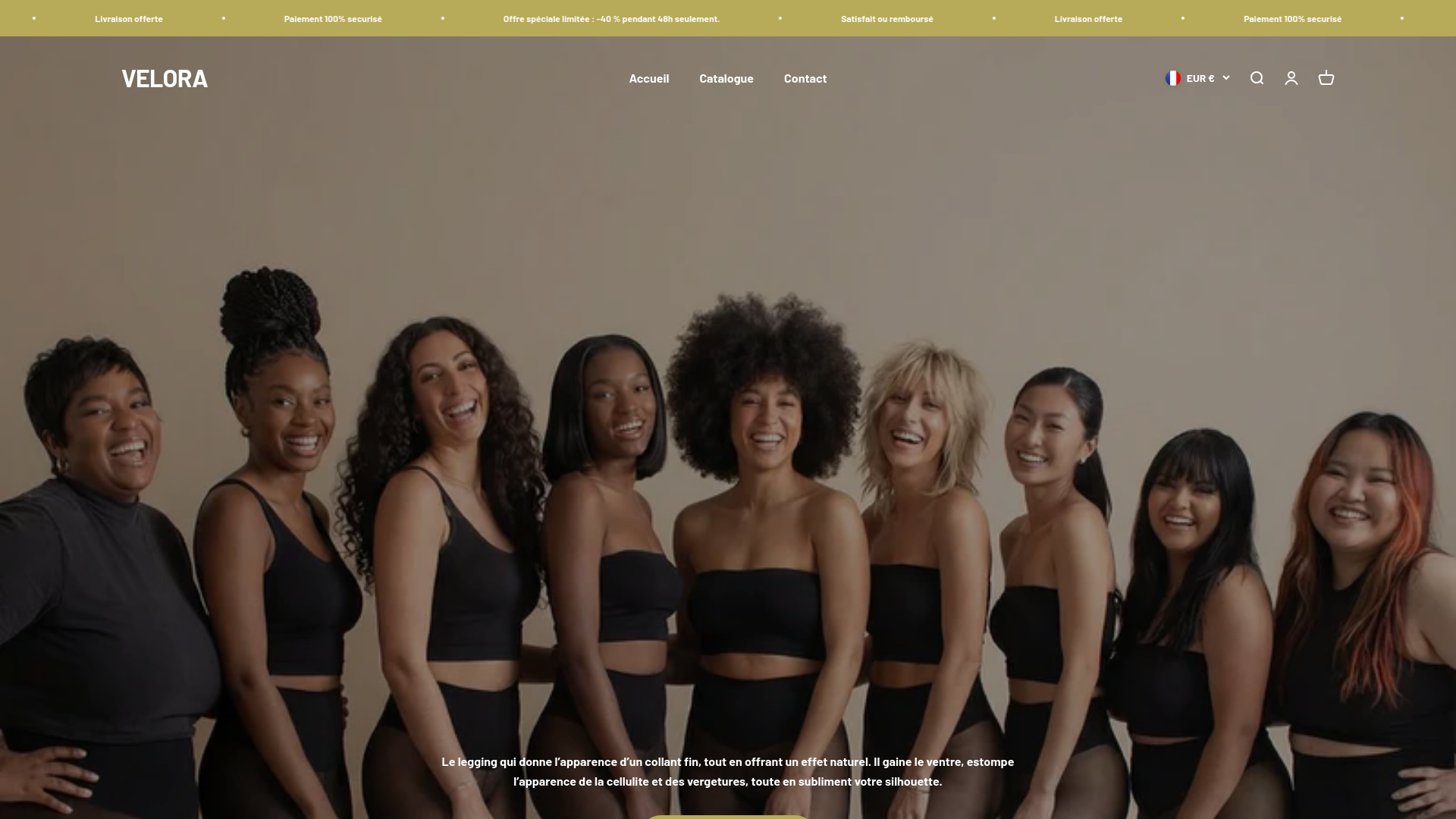 website screenshot of https://my-velora.shop/