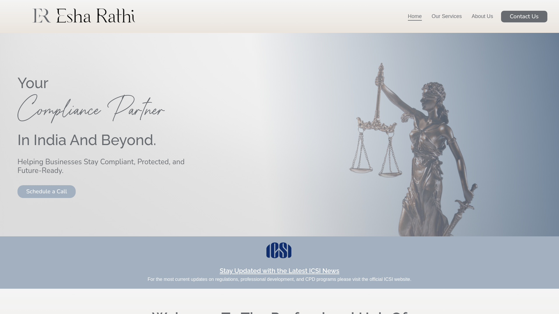 website screenshot of https://esharathi.com