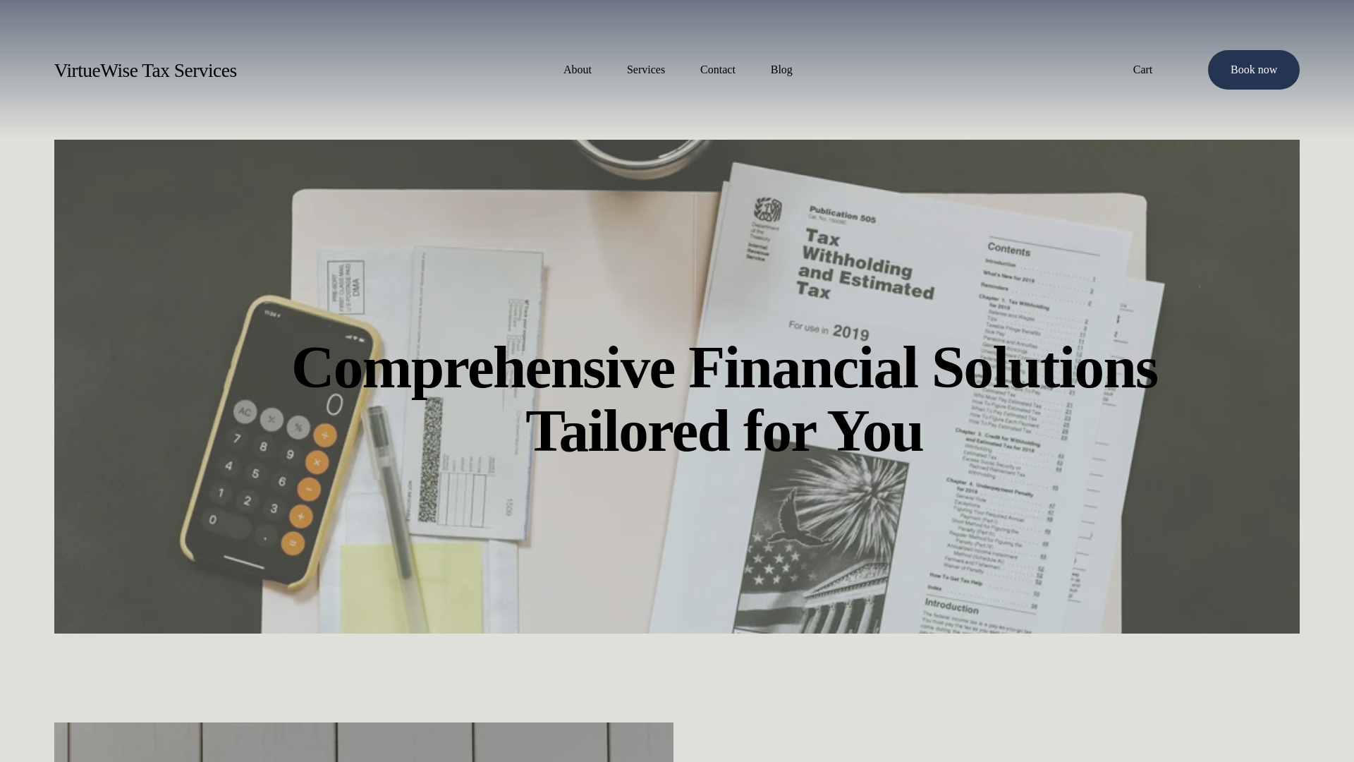 website screenshot of https://virtuewisetaxservices.com/