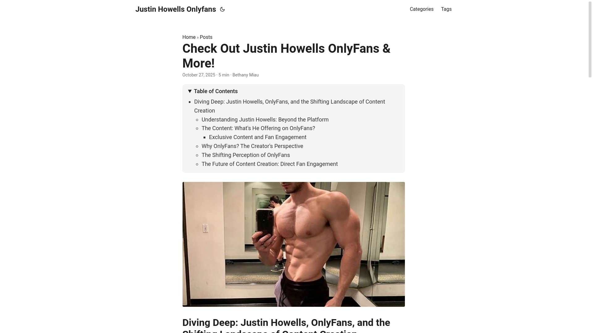 website screenshot of https://justin-howells-onlyfans.pages.dev/