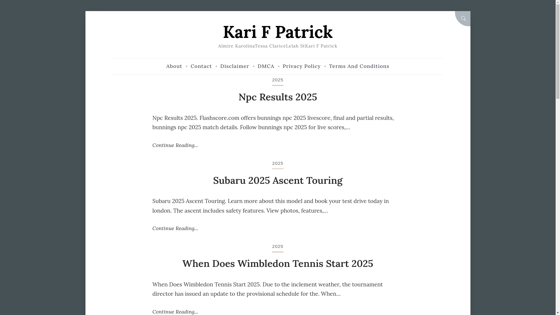 website screenshot of https://karifpatrickm.pages.dev/