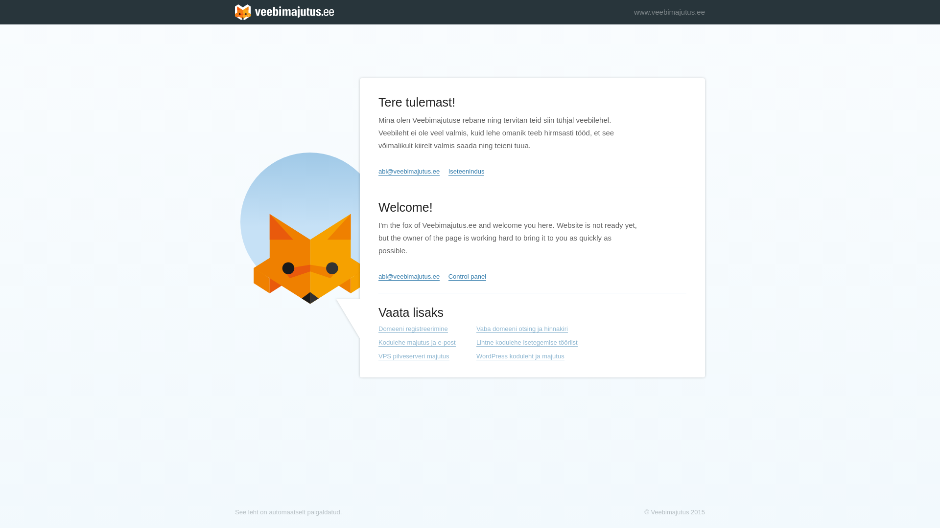 website screenshot of https://vexalabel.eu/