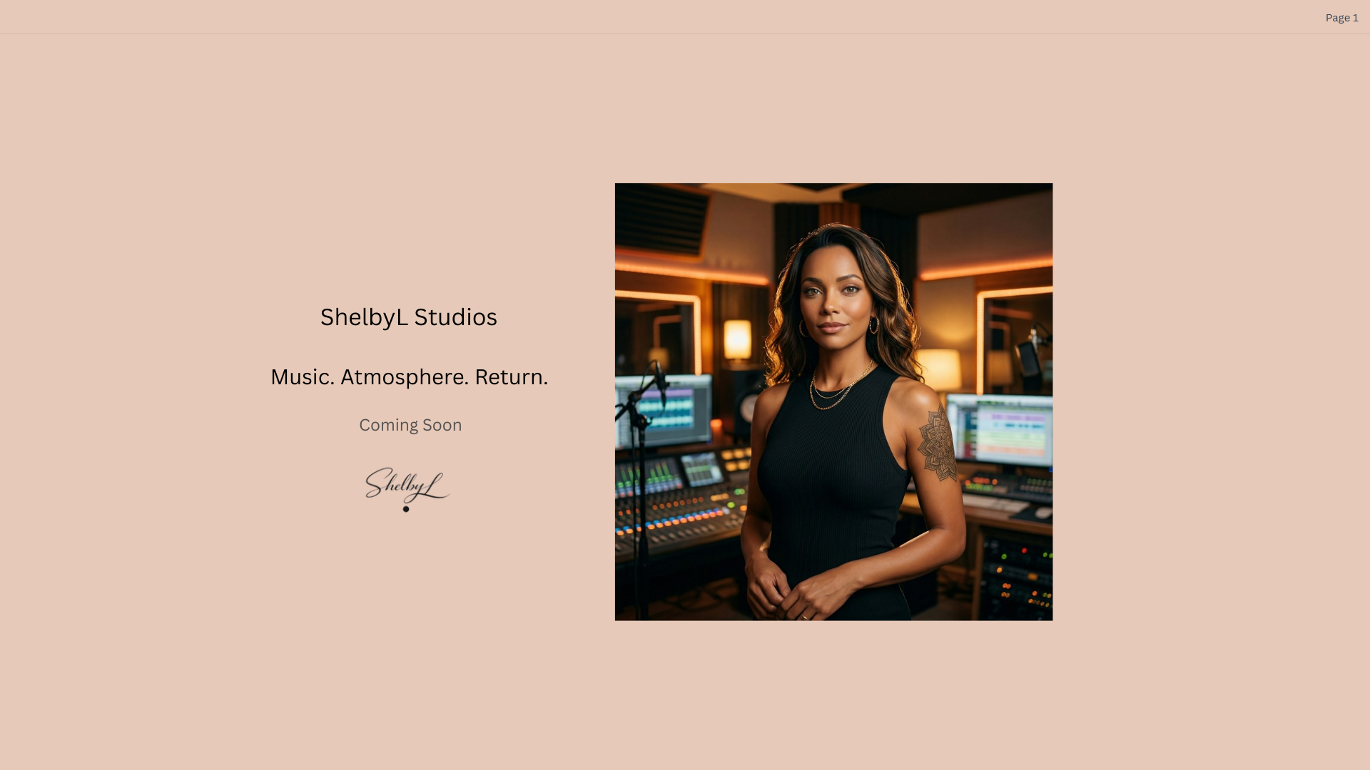 website screenshot of https://shelbylstudios.com