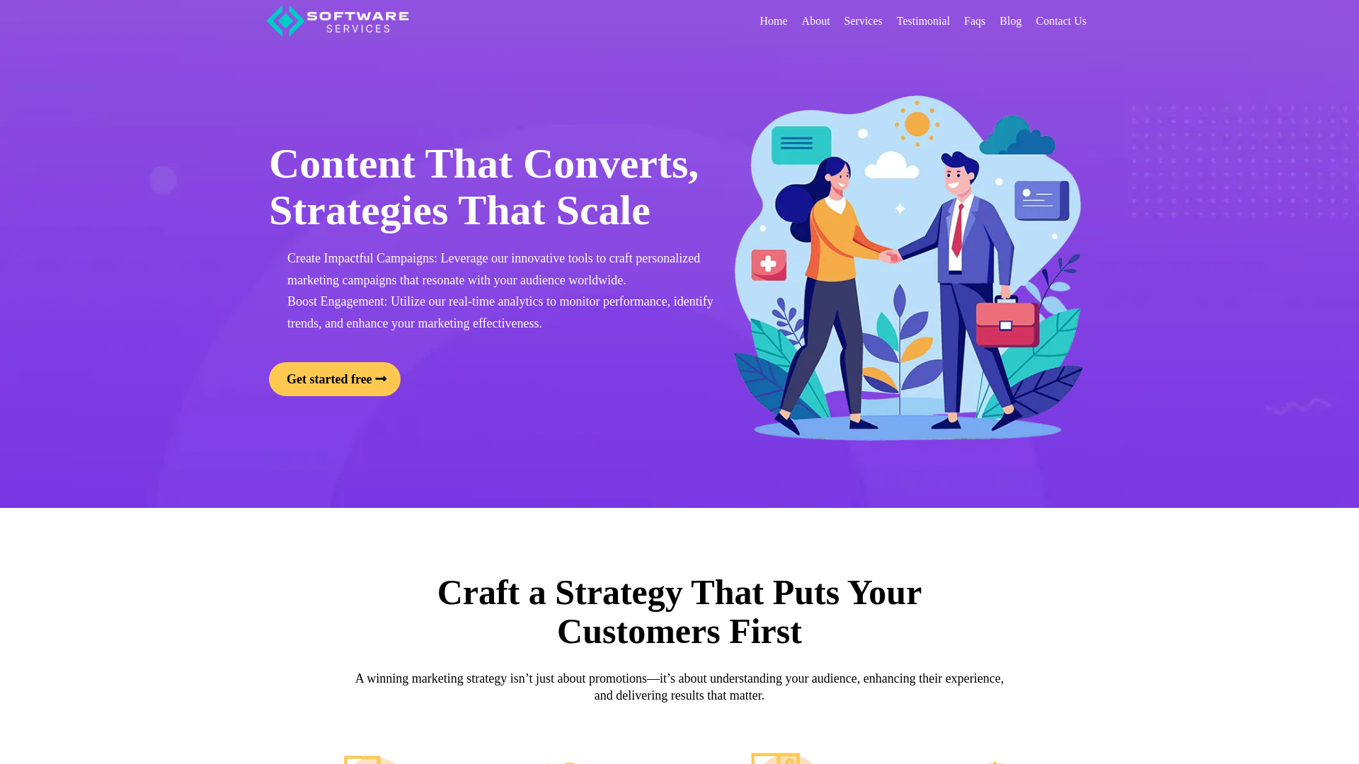 website screenshot of https://tawfiqtechnologies.com