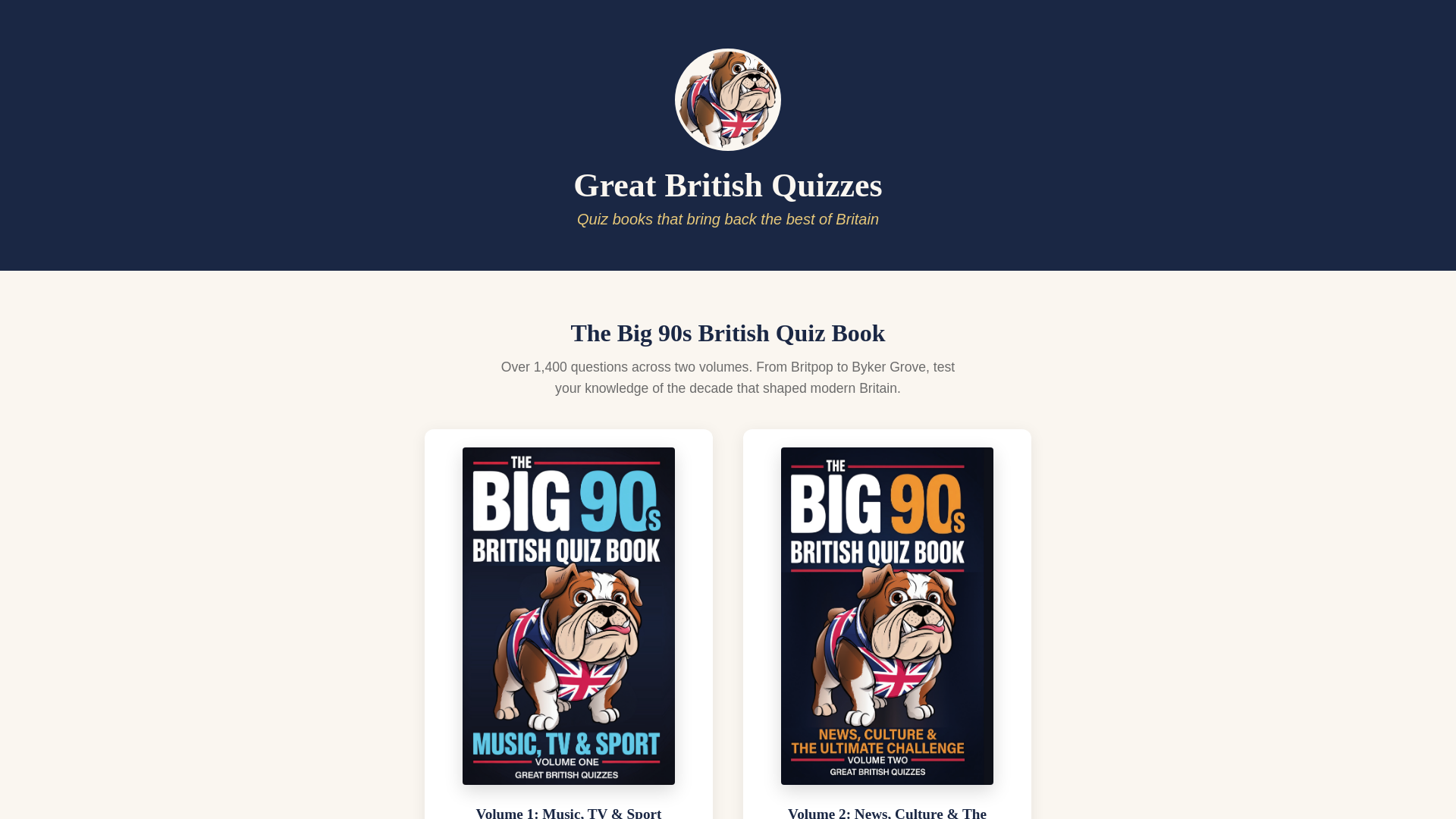 website screenshot of https://greatbritishquizzes.pages.dev/