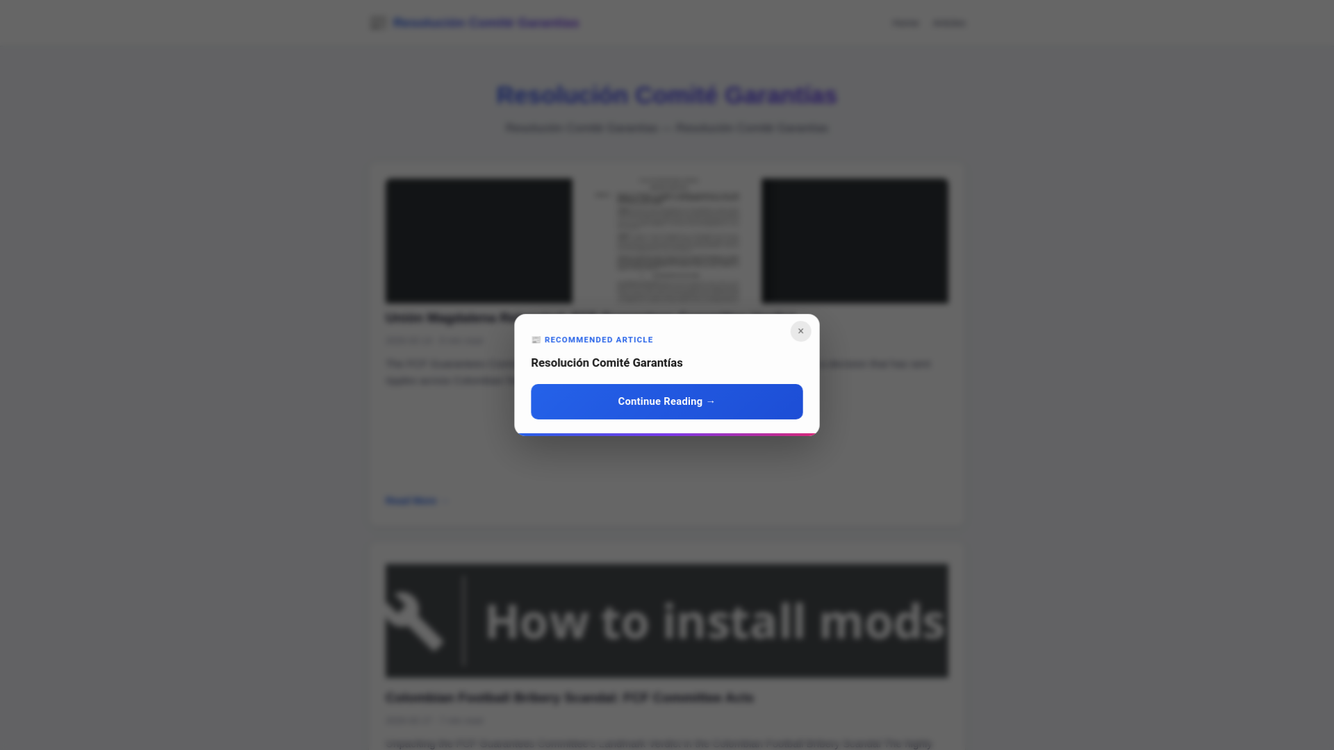 website screenshot of https://resolucion-comite-garantias.pages.dev/