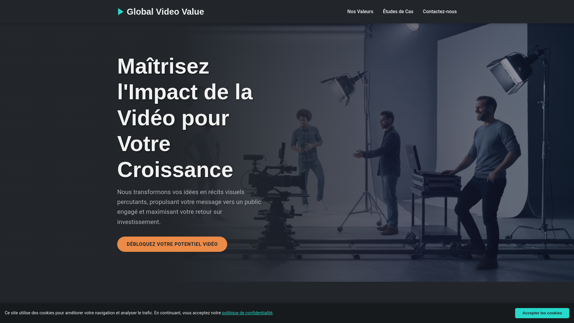 website screenshot of https://globalvideovalue.sbs/