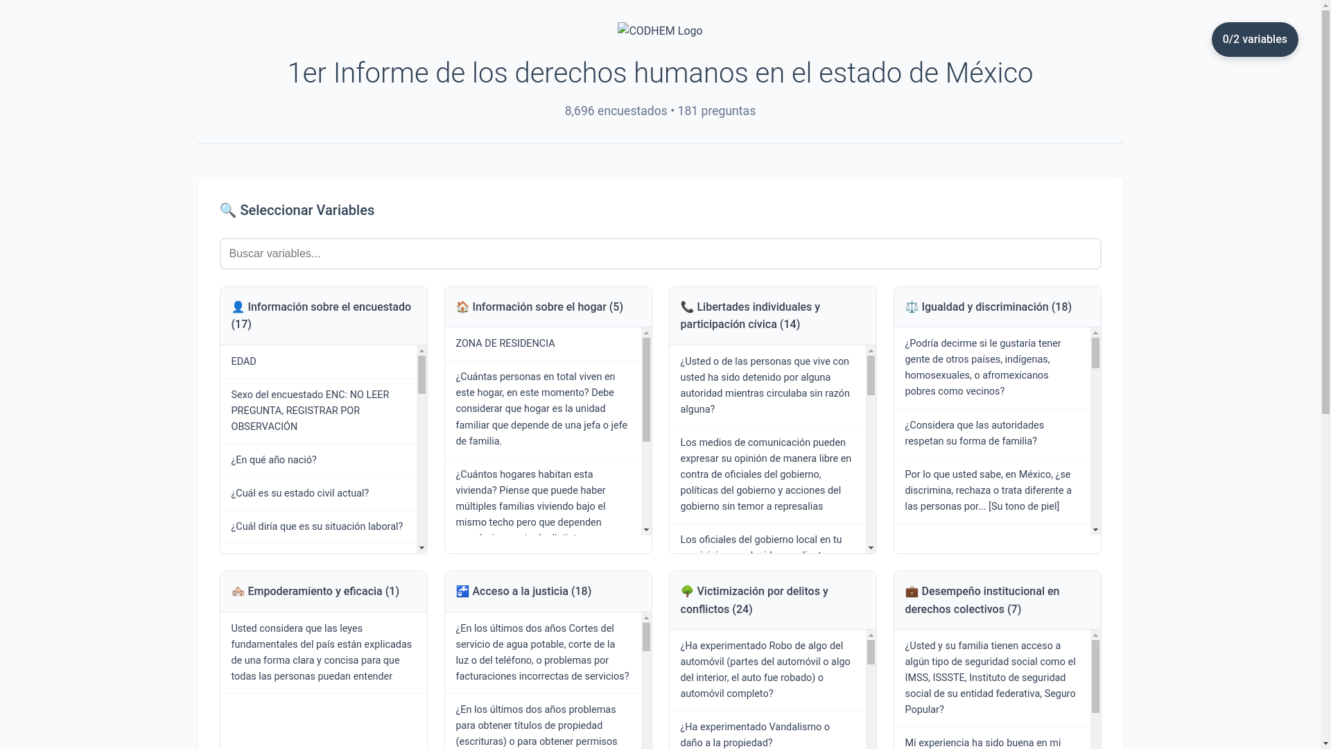 website screenshot of https://encuestaedomex.mx/
