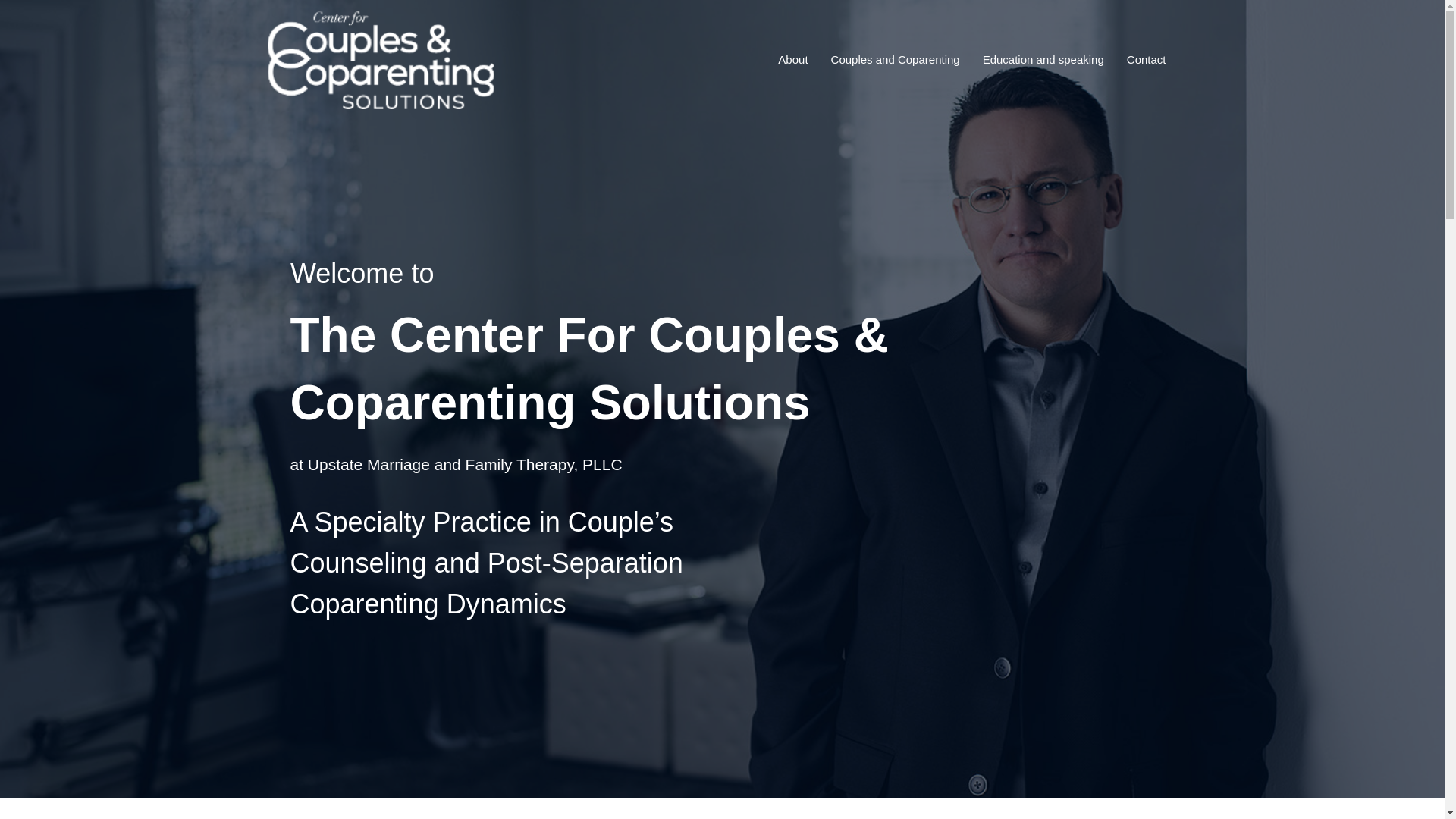 website screenshot of https://couplesandcoparenting.com/