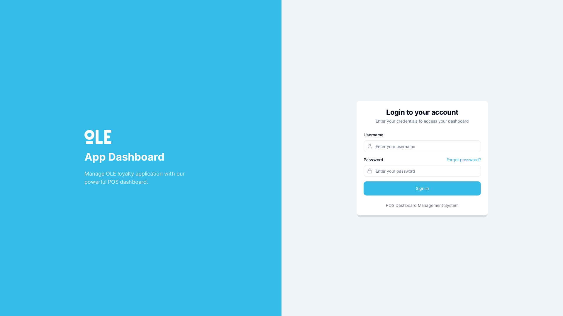 website screenshot of https://ole-dashboard.pages.dev/