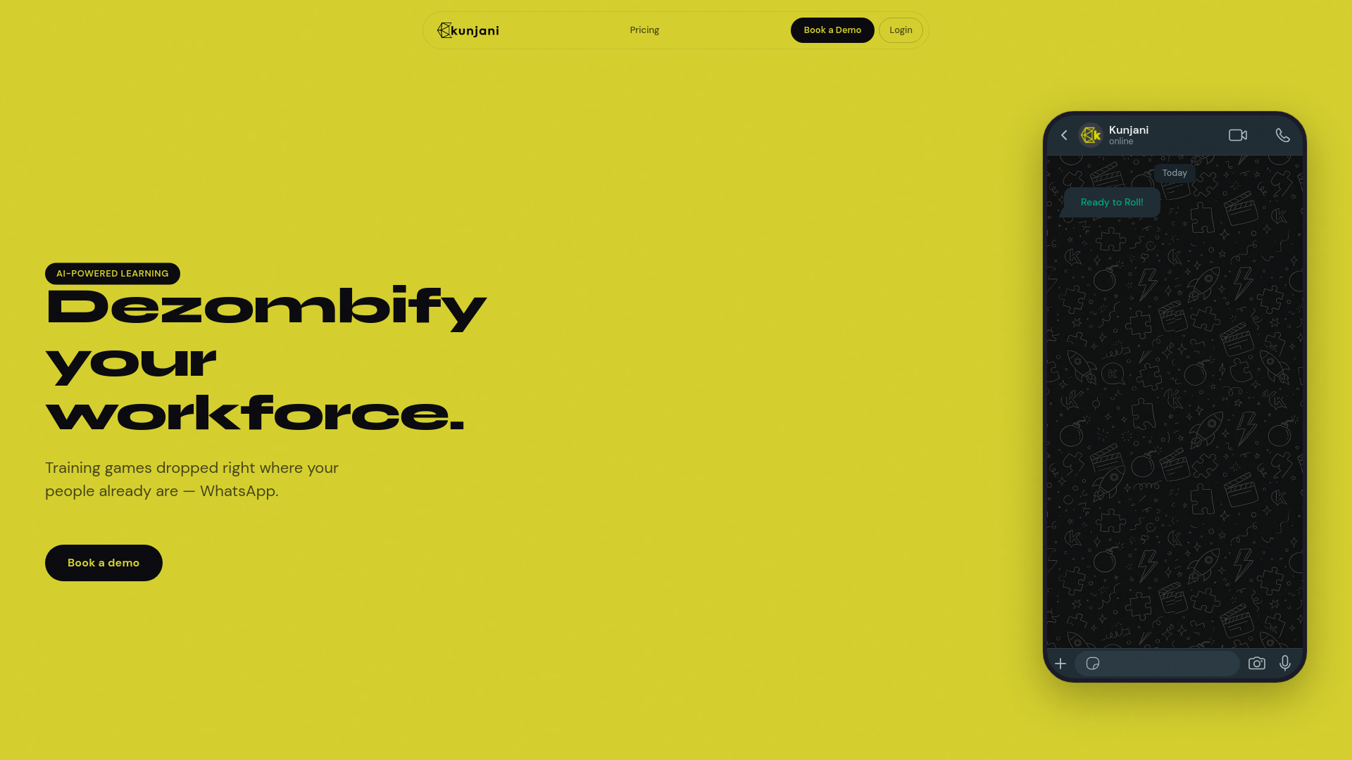 website screenshot of https://kunjani-site.pages.dev/