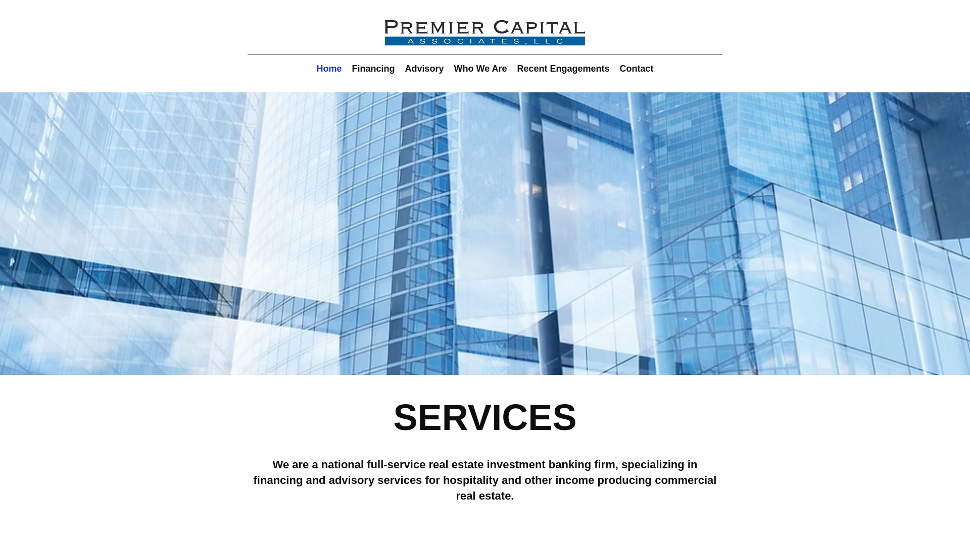 website screenshot of http://www.premiercapitalassoc.com/