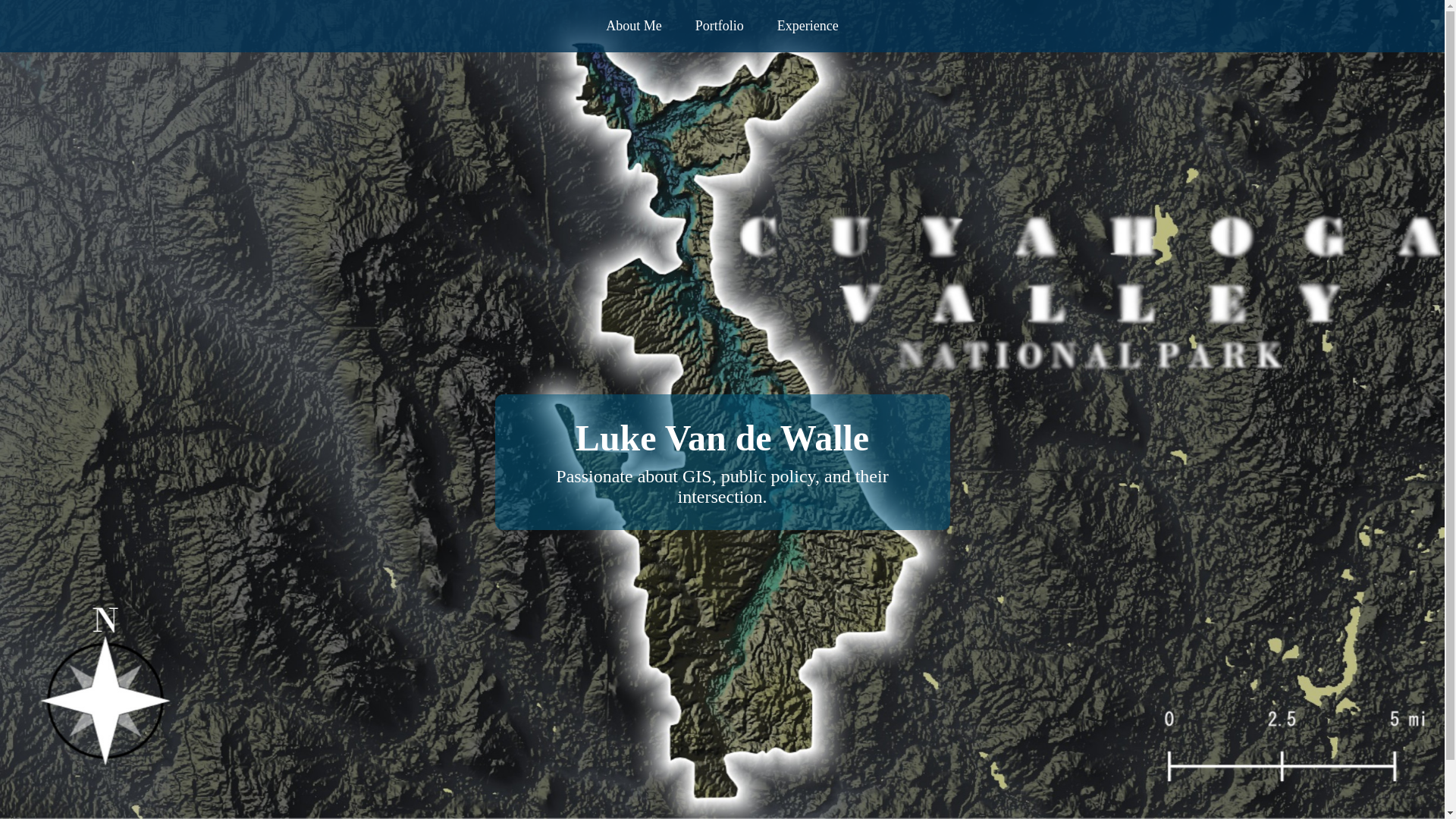 website screenshot of https://lukevandewalle.pages.dev/