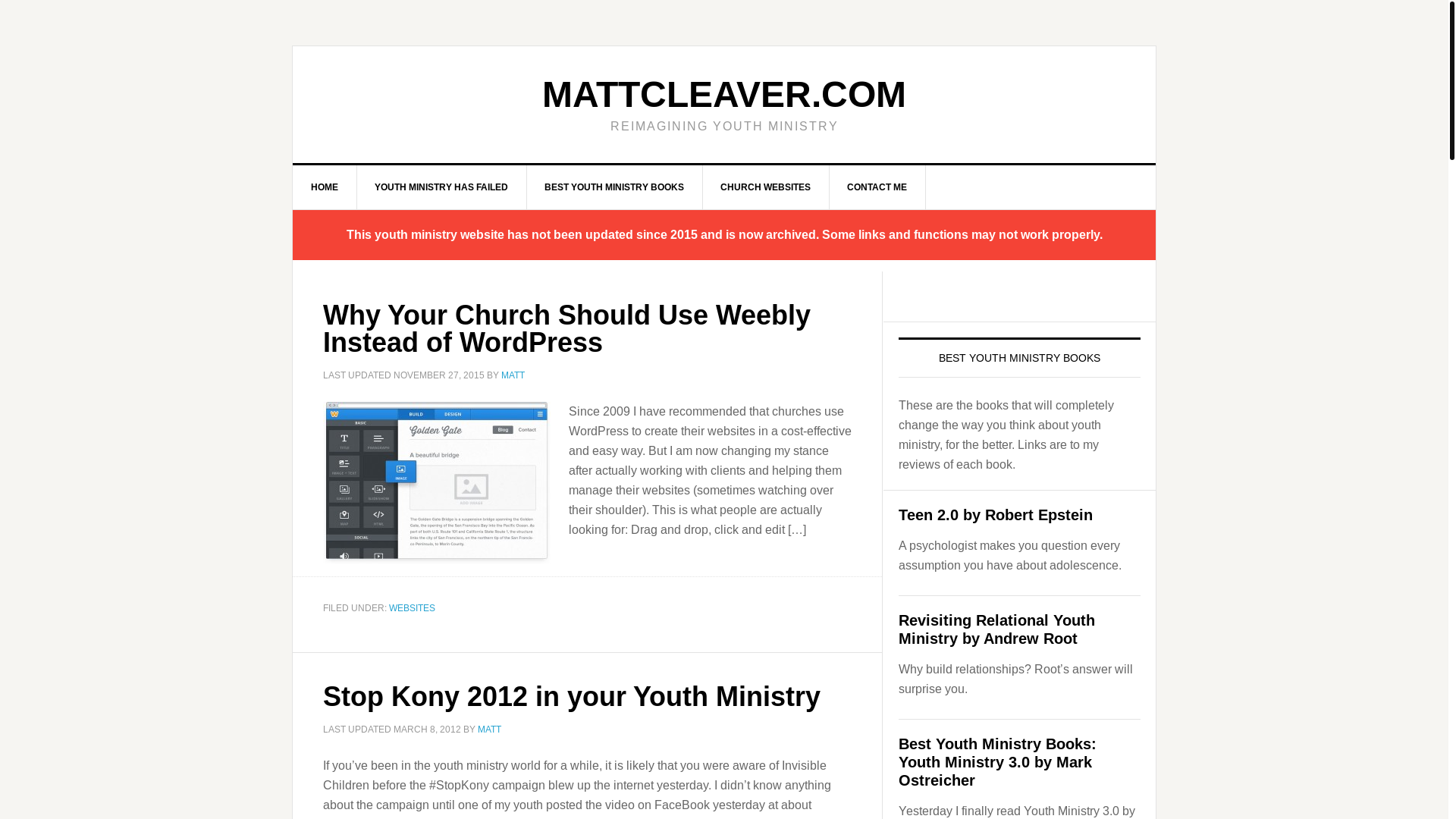website screenshot of https://youthmin.pages.dev/