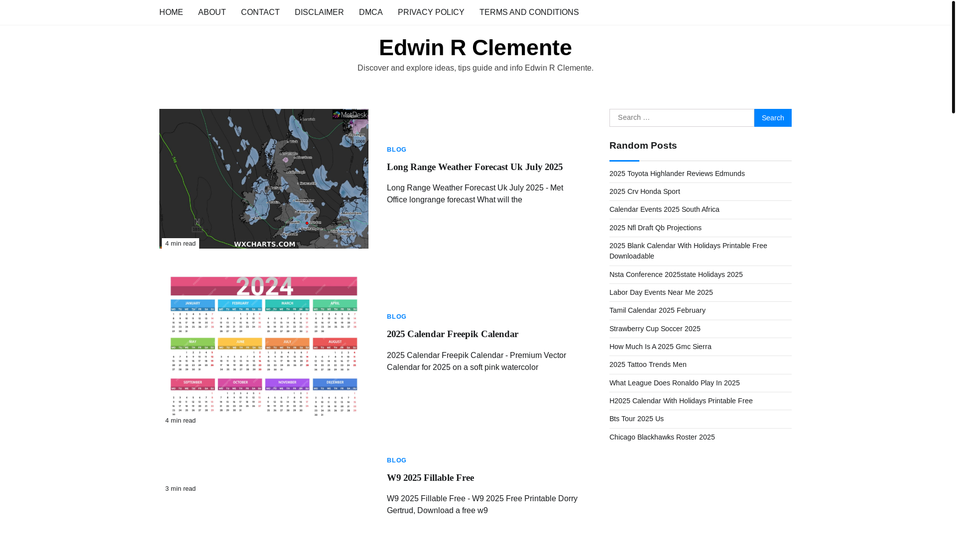 website screenshot of https://edwinrclementer.pages.dev/