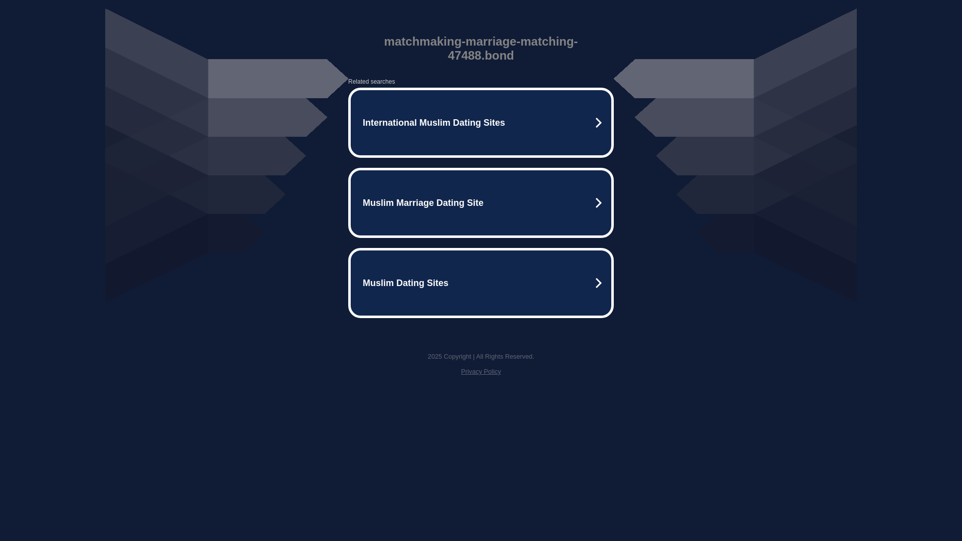 website screenshot of https://matchmaking-marriage-matching-47488.bond/