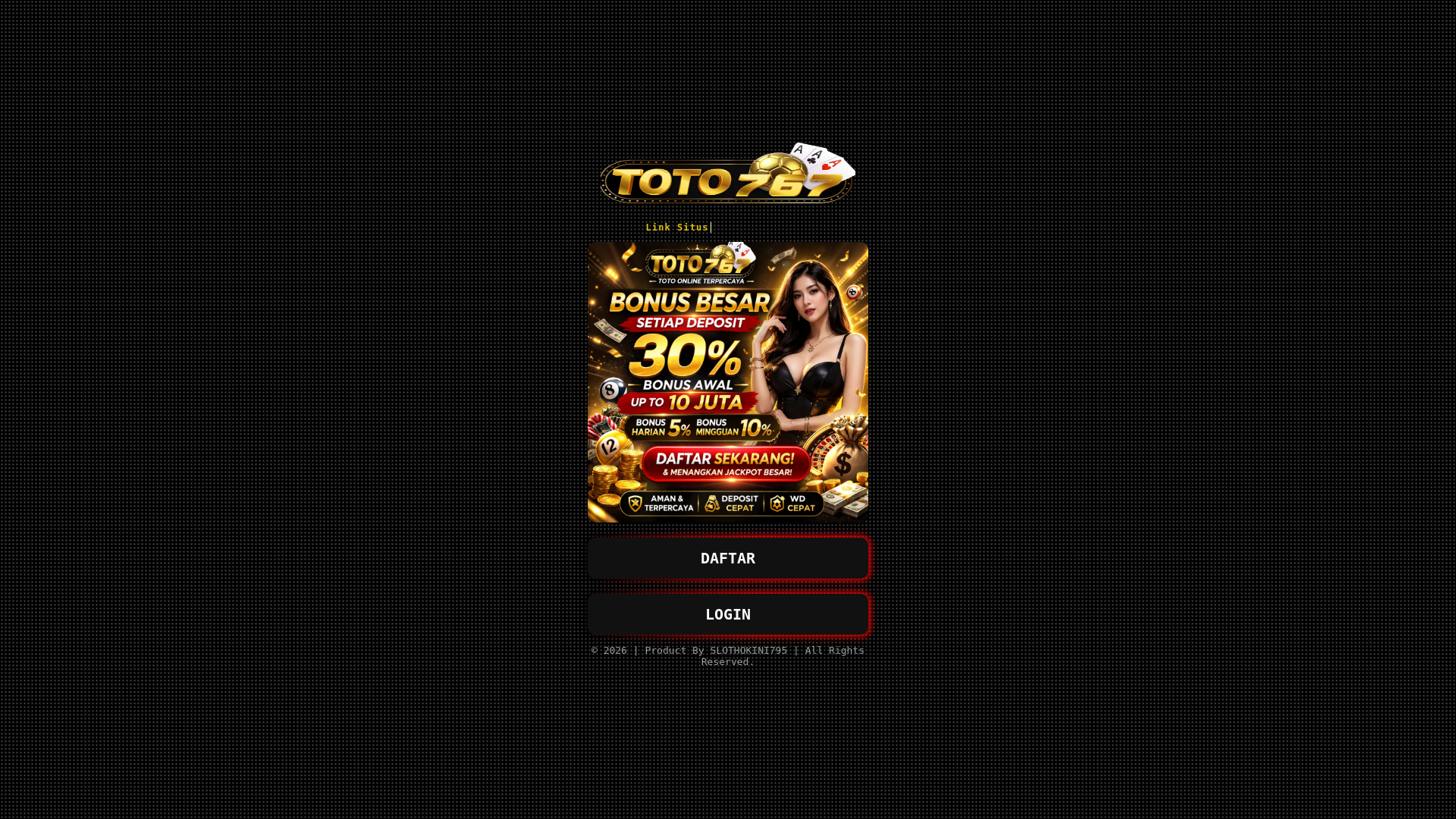 website screenshot of https://slothokini795.live/