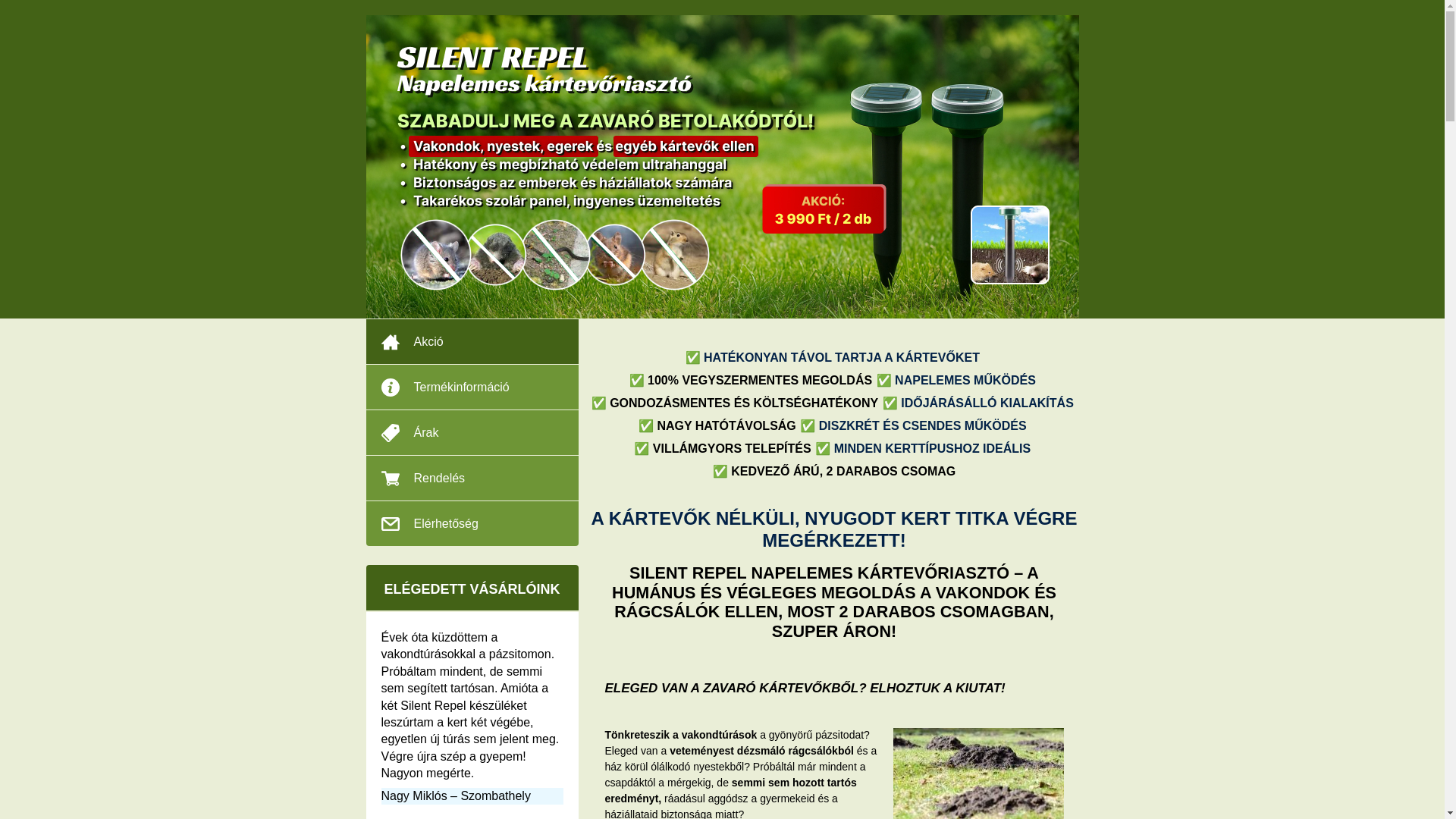 website screenshot of https://4napelemes-kartevoriaszto.com/