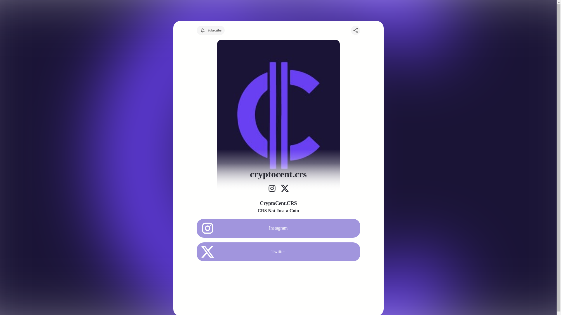 website screenshot of https://cryptocentcrs.com/
