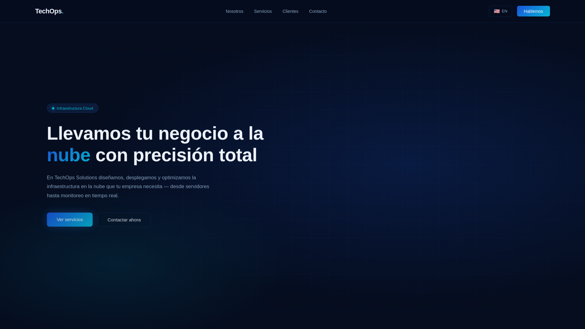 website screenshot of https://techops-solutions.com/