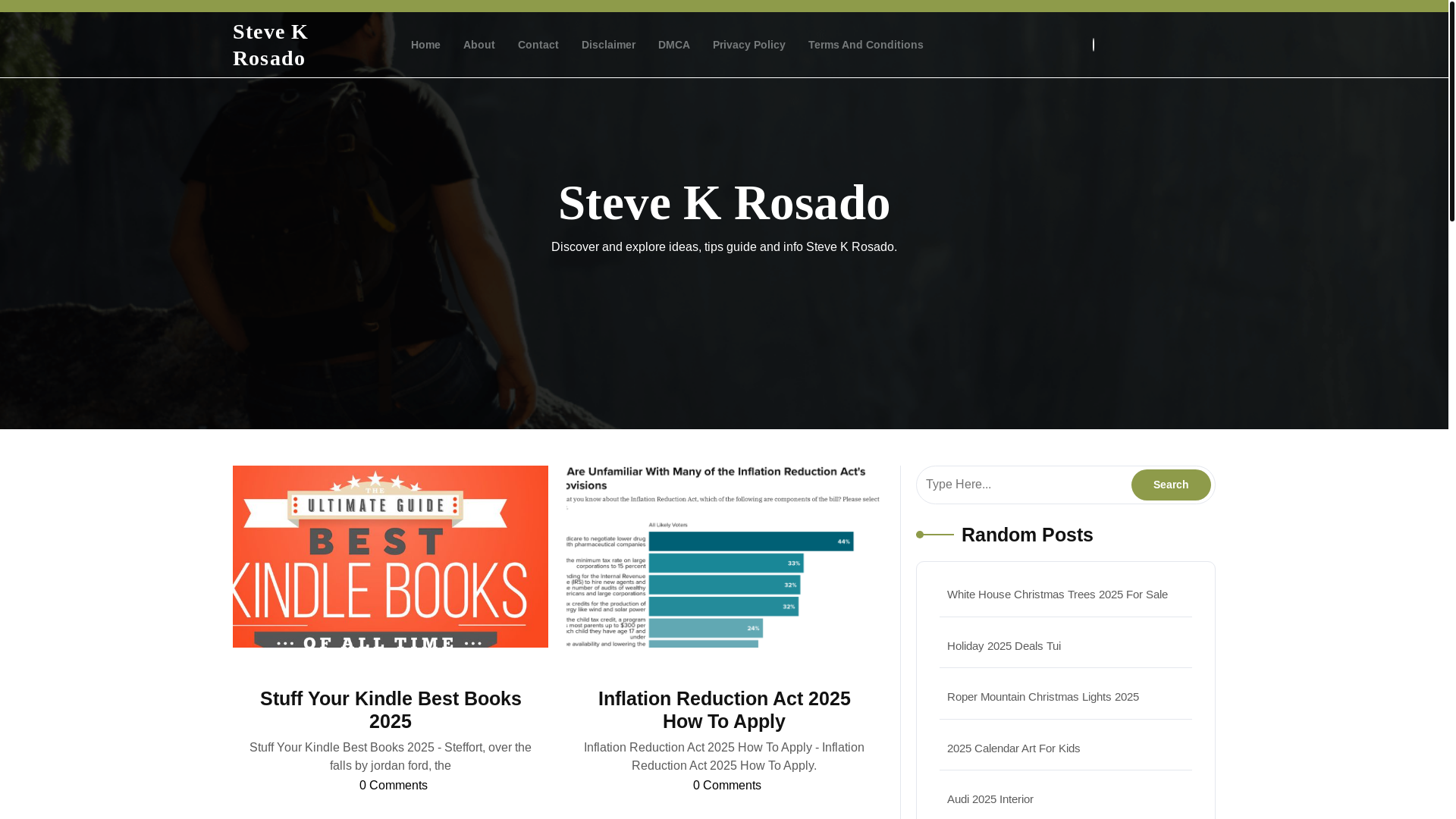website screenshot of https://stevekrosadod.pages.dev/