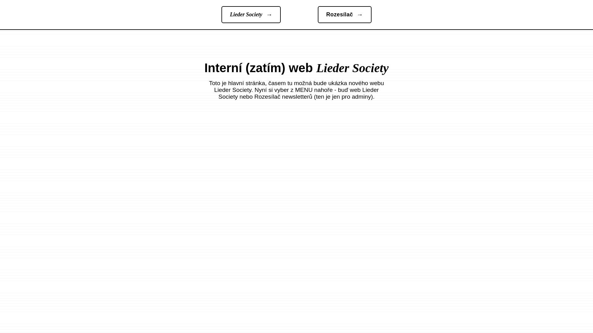 website screenshot of https://liedersociety.website