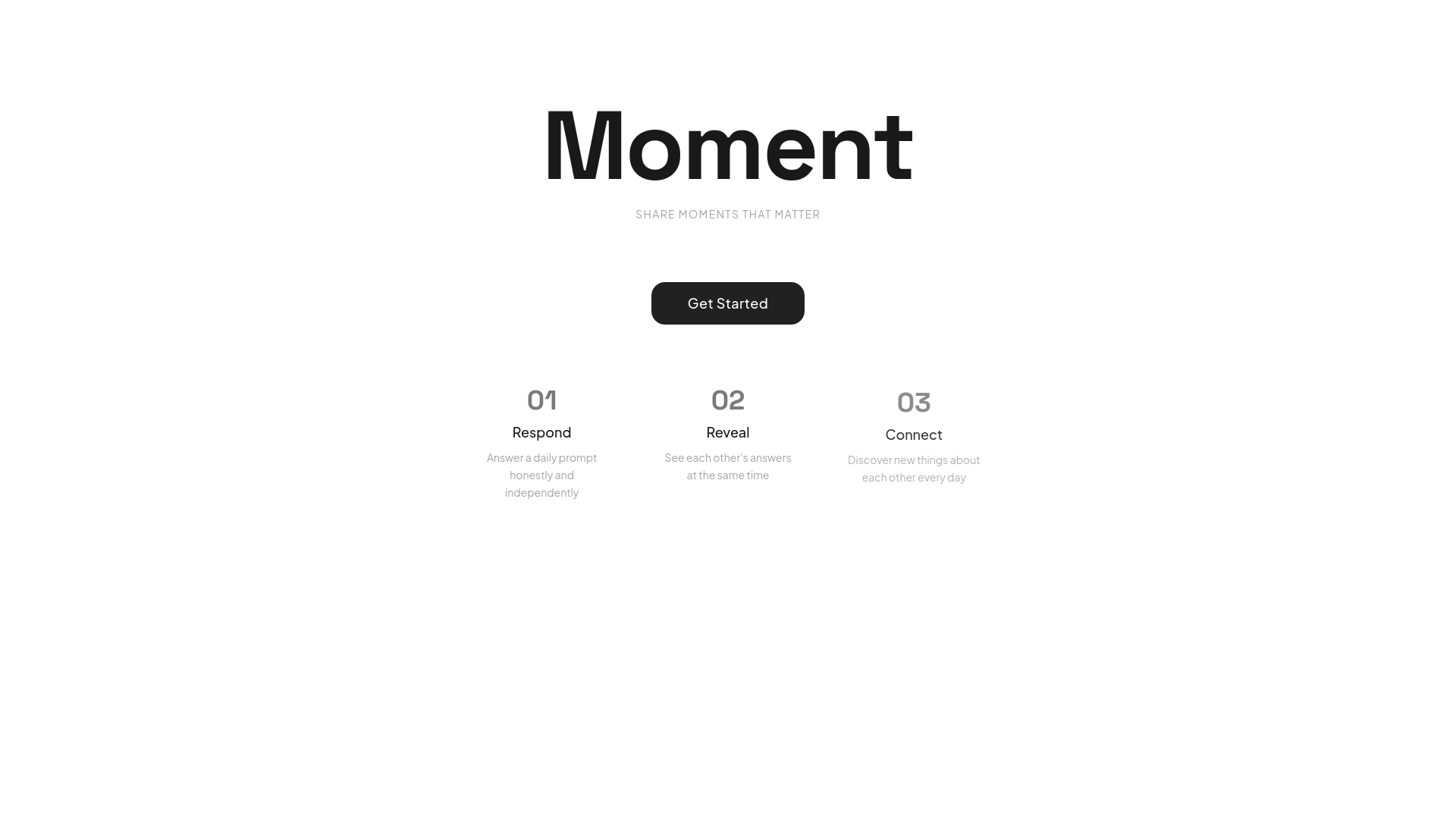 website screenshot of https://ourdailymoment.com/