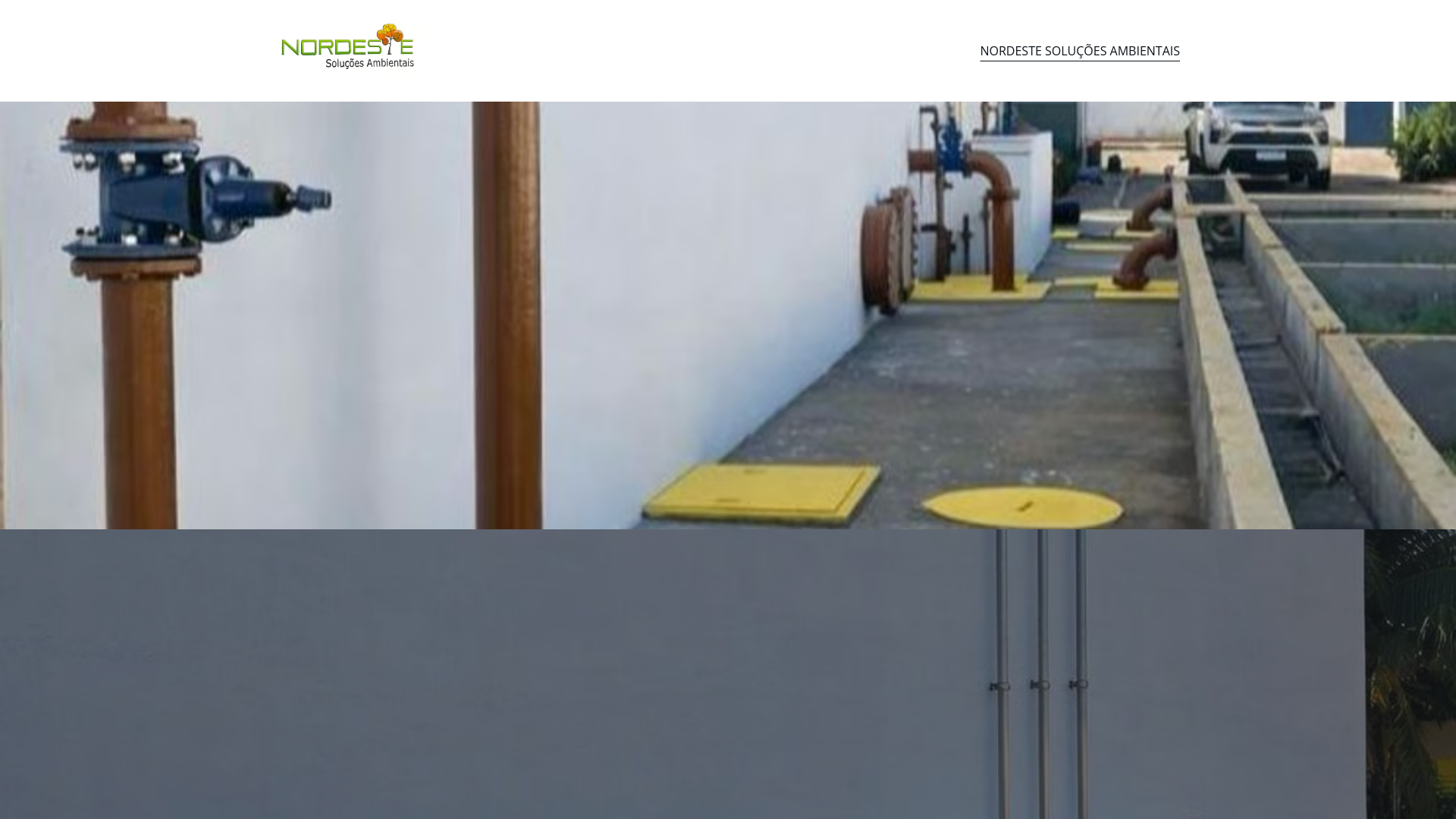 website screenshot of https://nordestesolucoesambientais.com