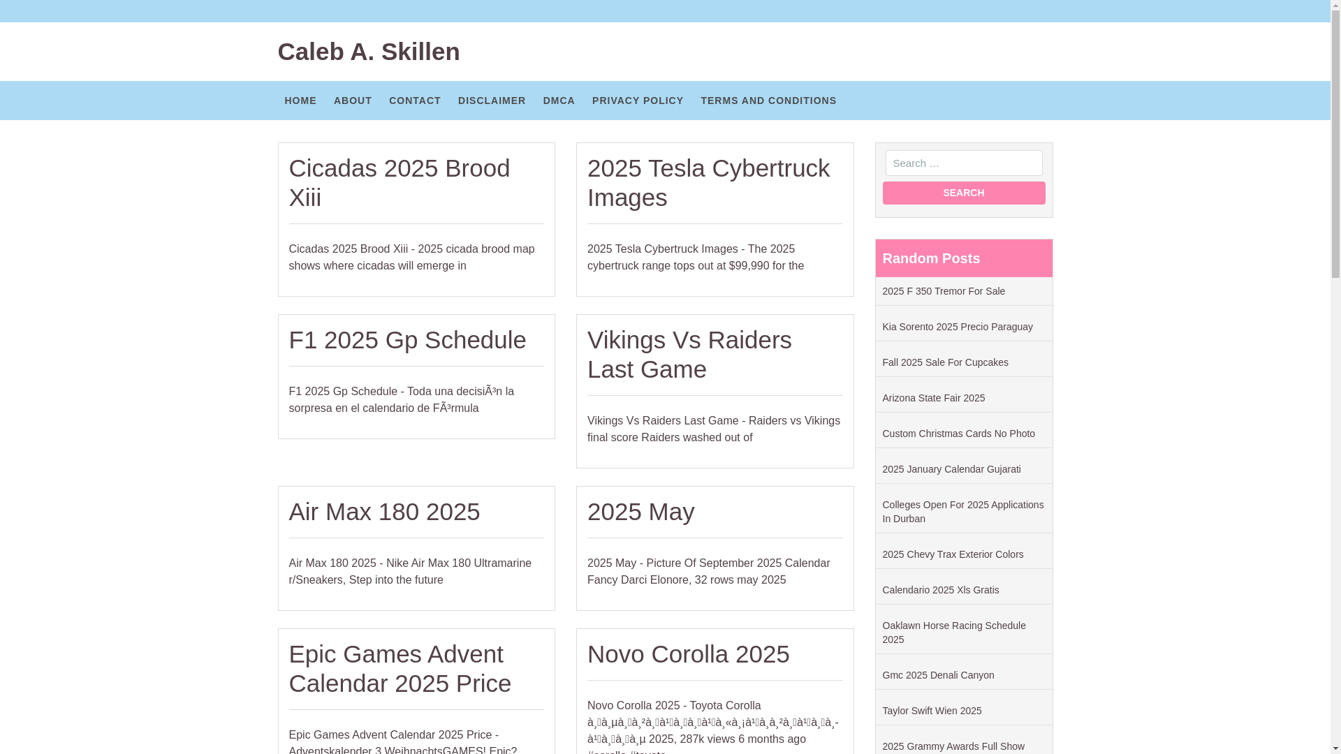website screenshot of https://calebaskillen.pages.dev/