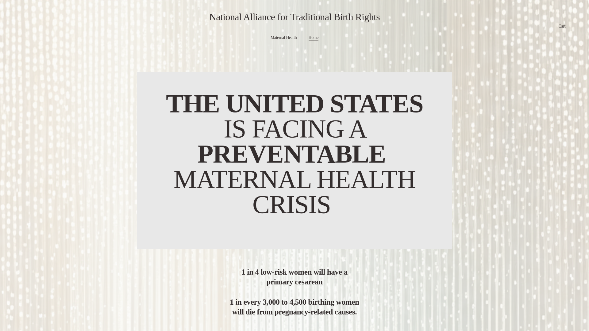 website screenshot of https://natbr.org/