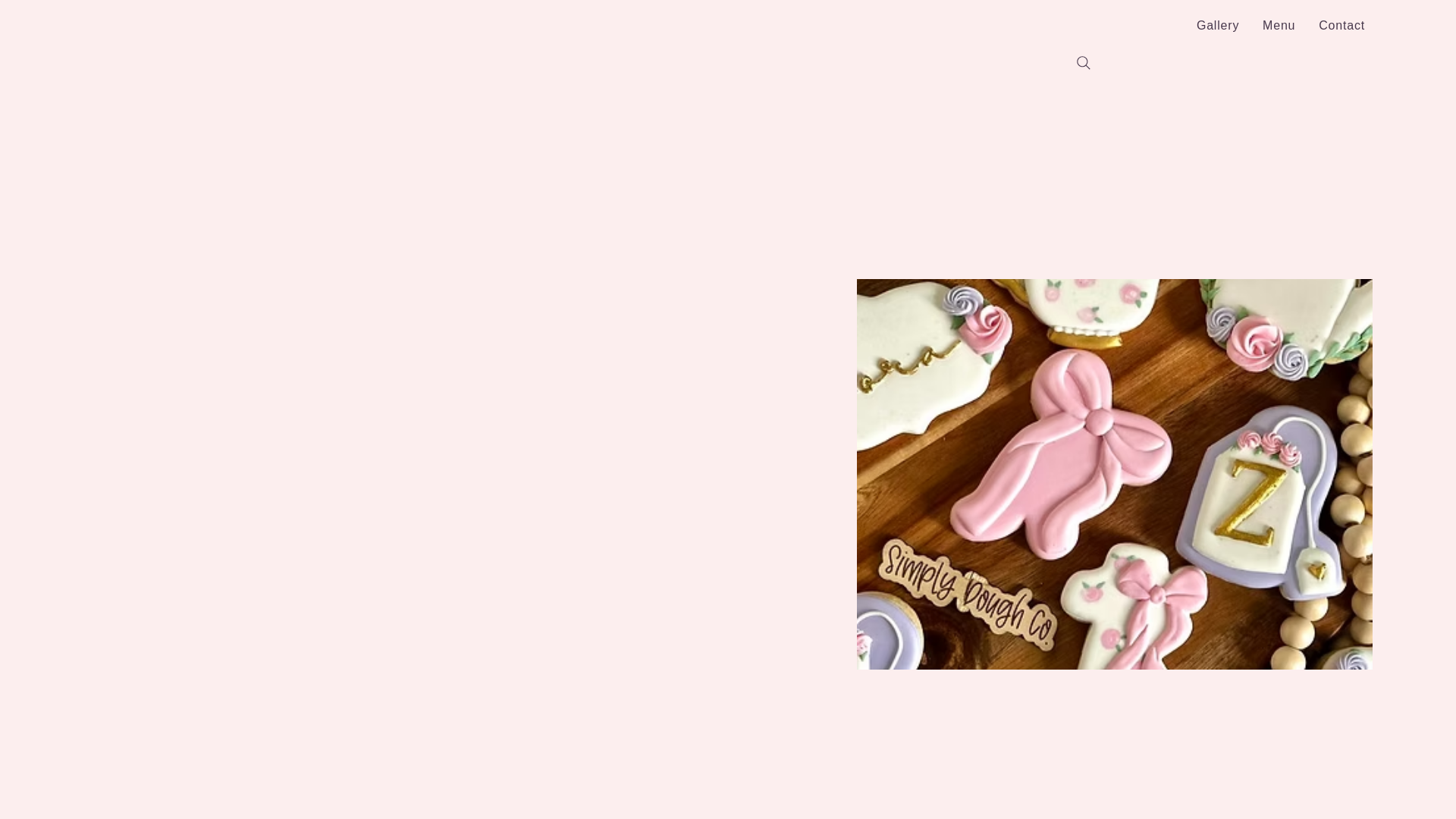 website screenshot of https://simplydoughco.com/