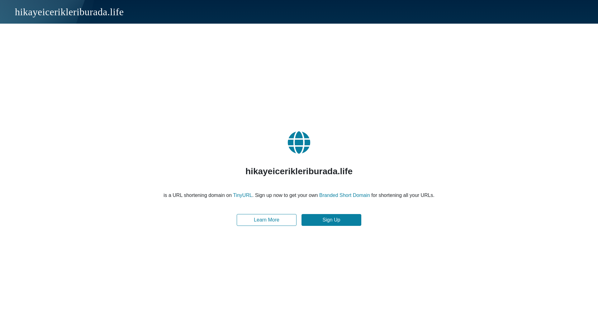 website screenshot of https://hikayeicerikleriburada.life/