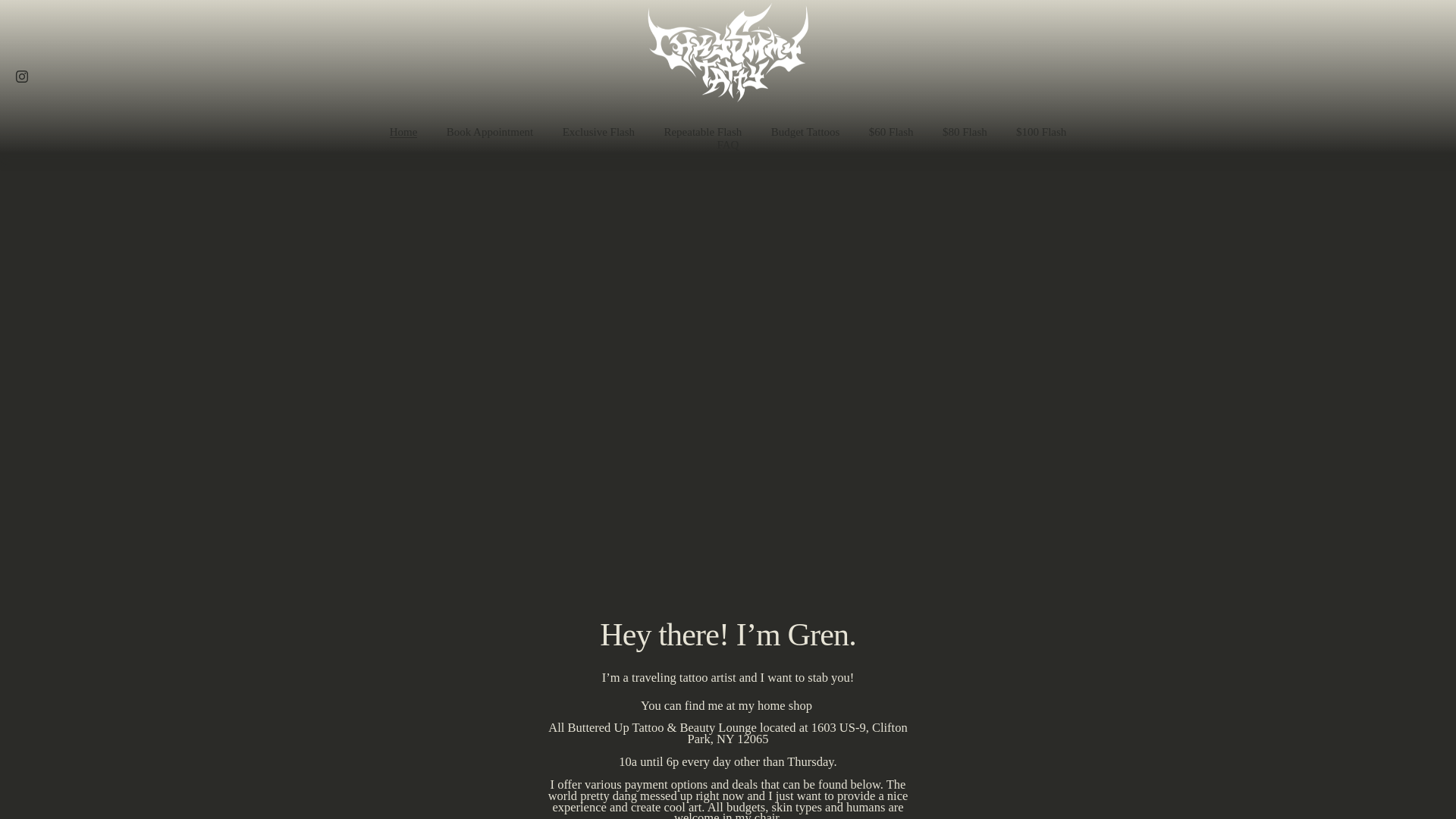 website screenshot of https://chkysmmytatty.art