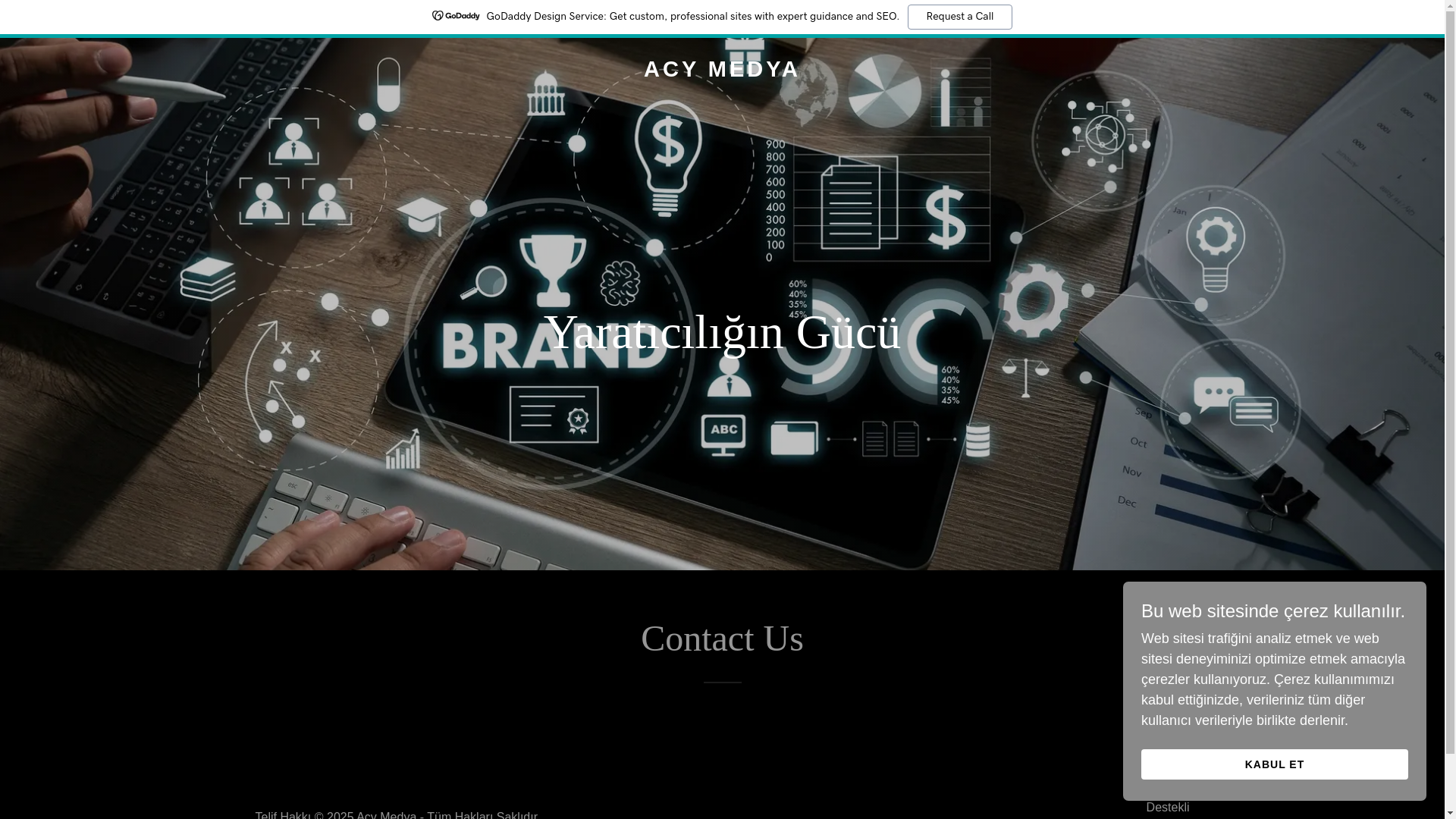 website screenshot of https://acymedya.net/