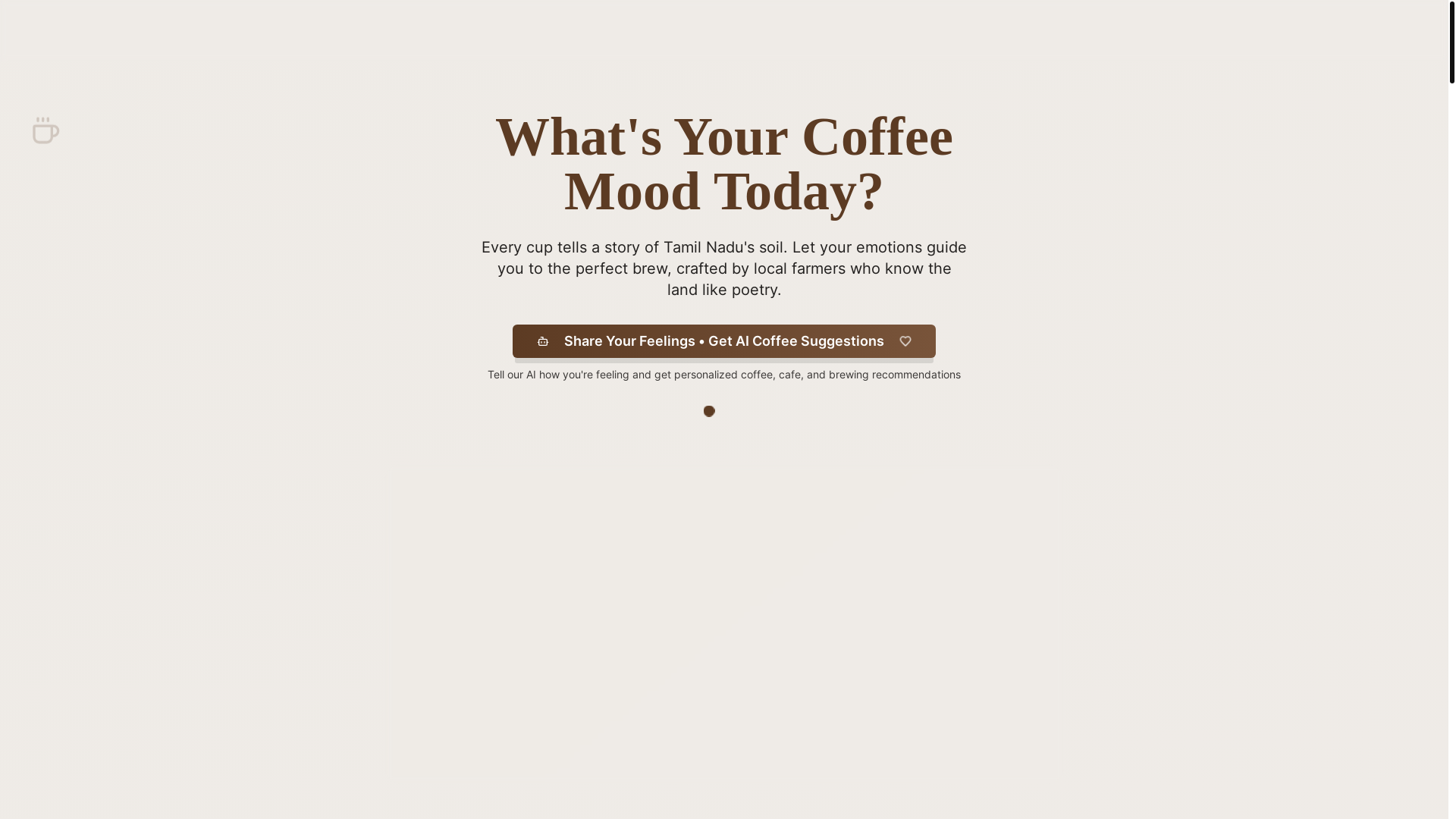 website screenshot of https://beanandbhumi.com/