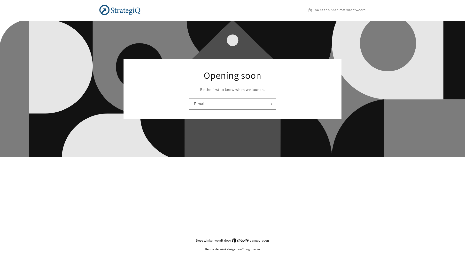 website screenshot of https://strategiq.be/